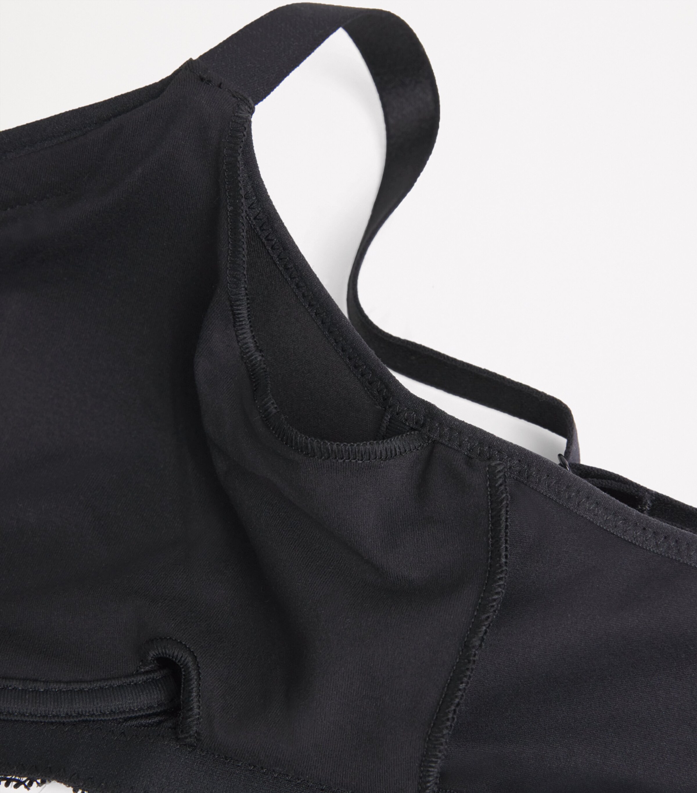 Memory Foam Mastectomy Bra 011 BLACK Image 4