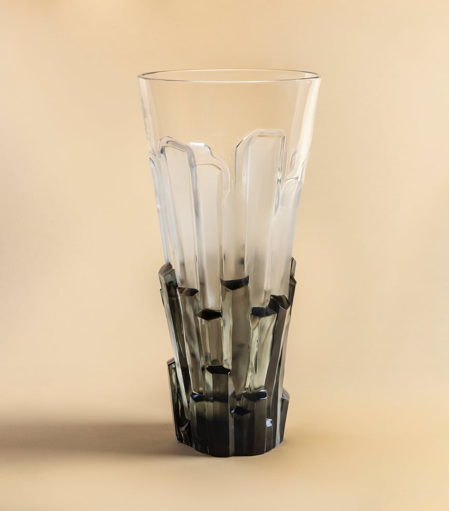 Crystal Basalte Vase (46cm) GRIS Image 2