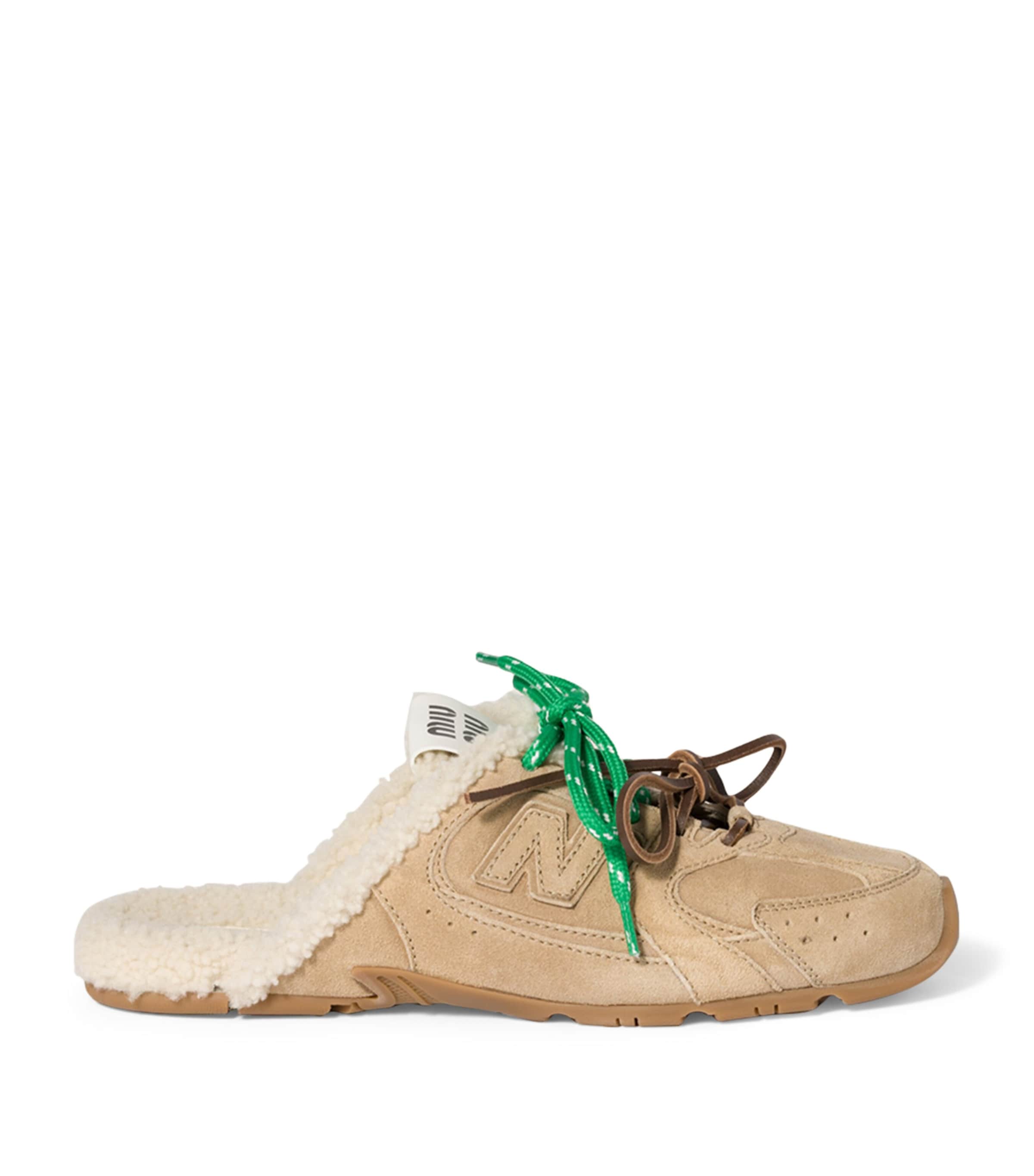Miu Miu x New Balance Suede 530 SL Mules | Harrods UK