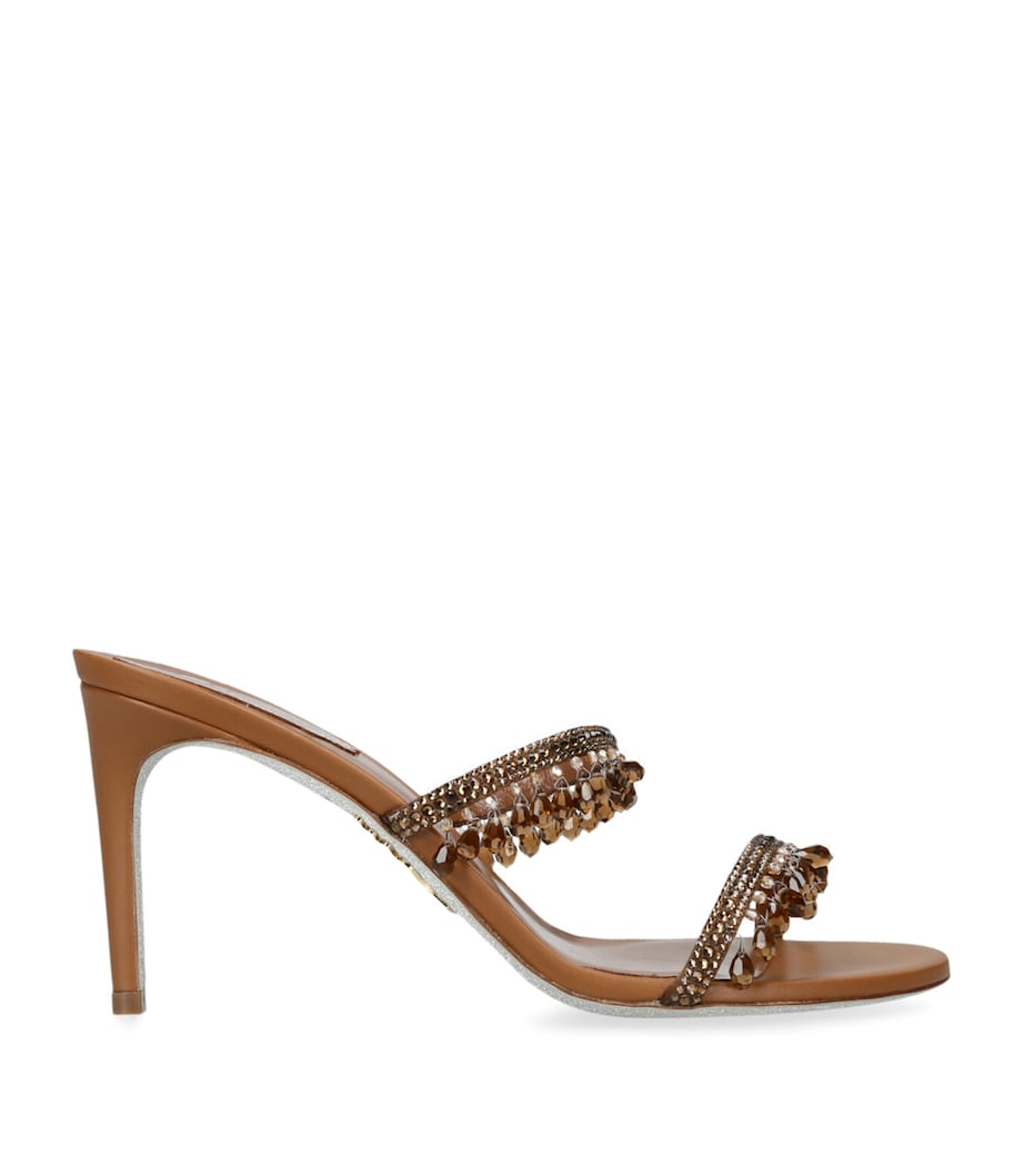Embellished Chandelier Mules 80 BROWN Image 1