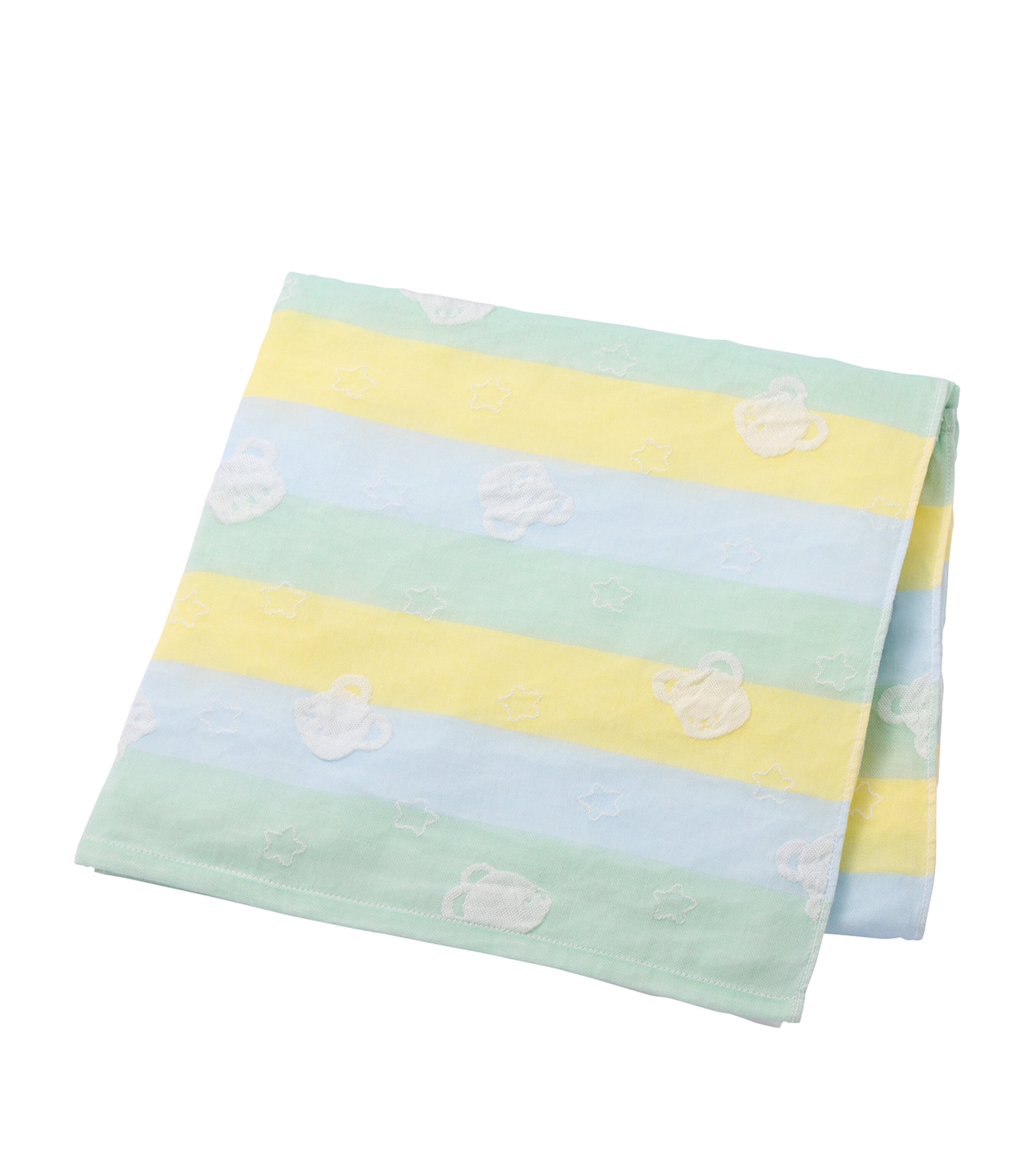Miki House Double-Woven Gauze Stripe Blanket Image 1
