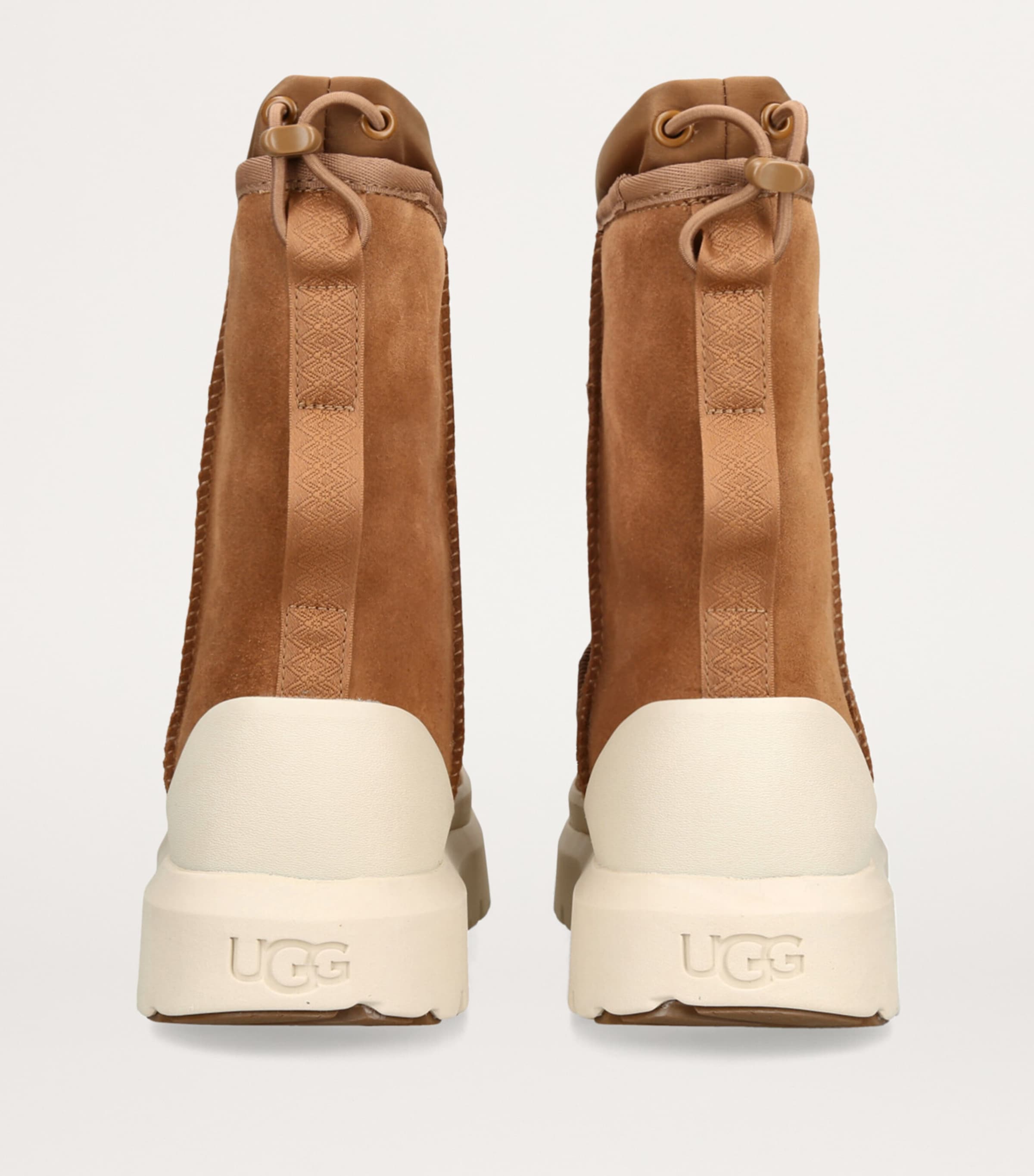 UGG Mens Suede Short Weather Hybrid Boots Tan Comb Image 3