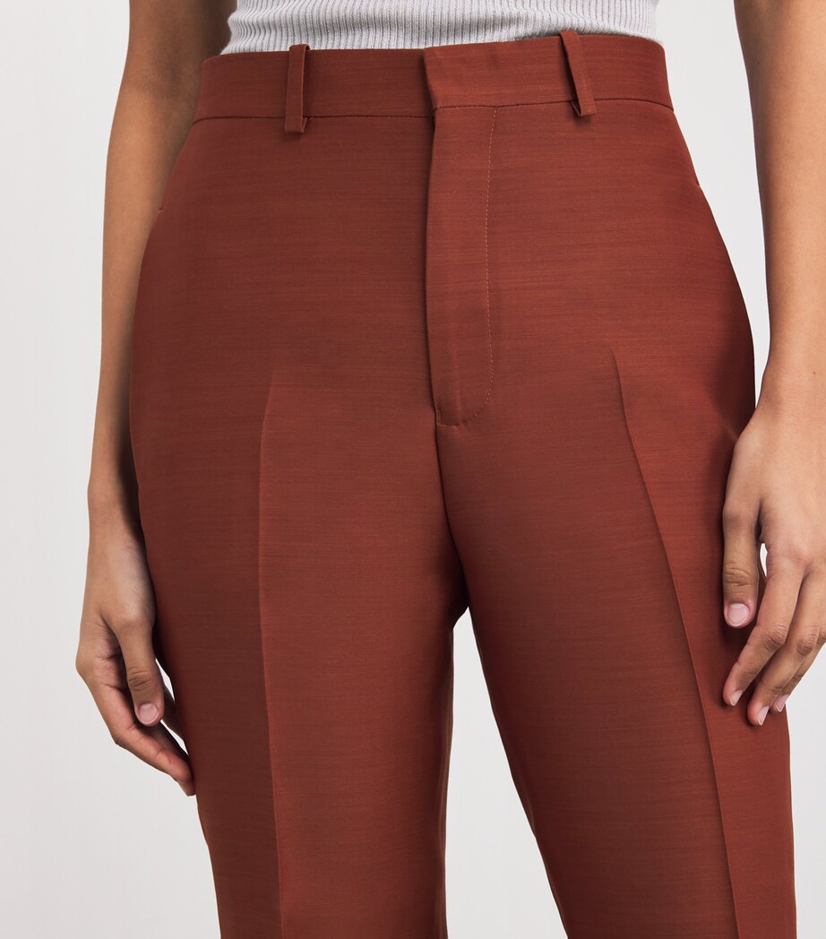 Organic Wool-Silk Credo Trousers 1026 RUST Image 6