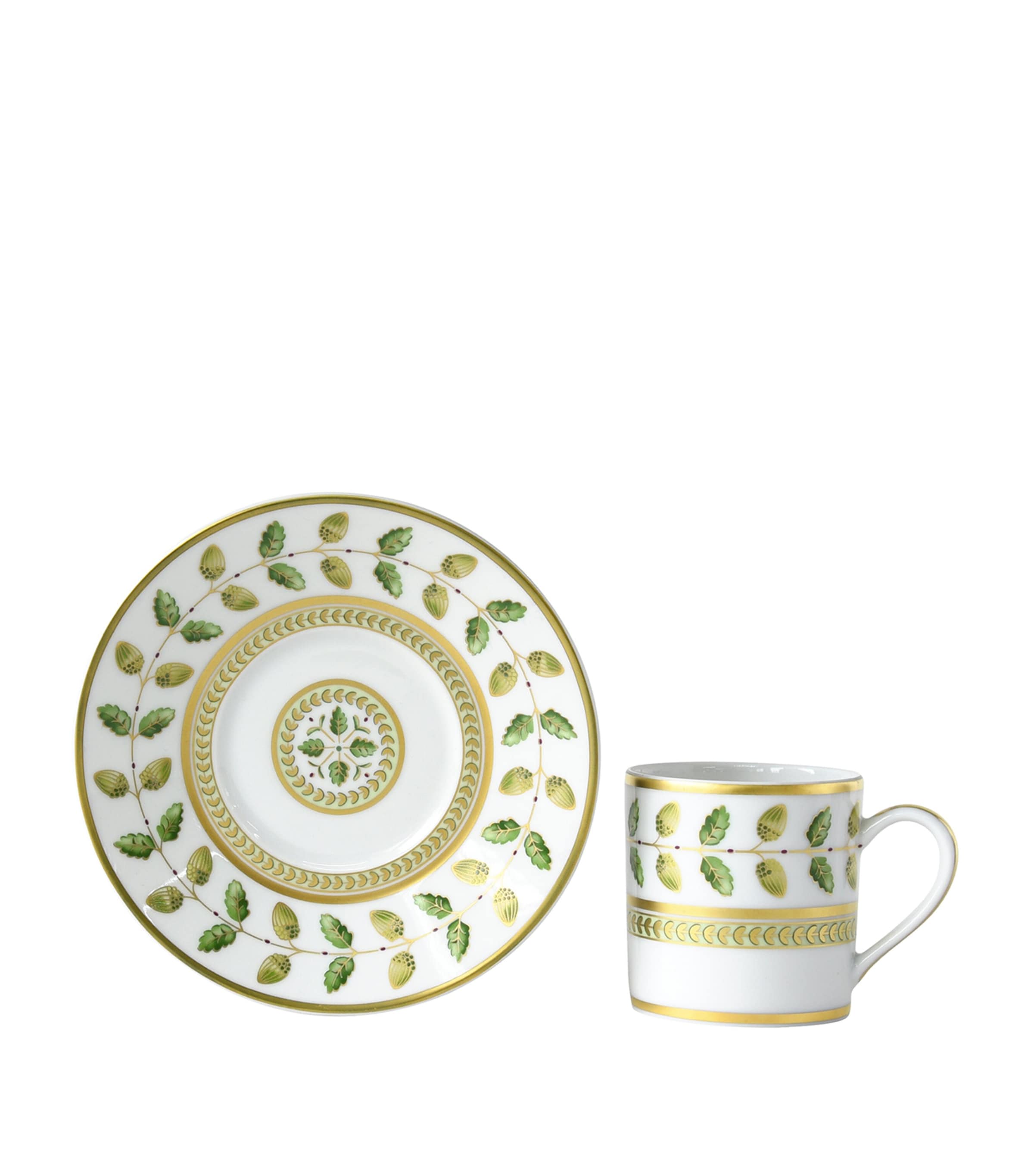 Bernardaud Constance Coffee Cup and Saucer Vert Image 2