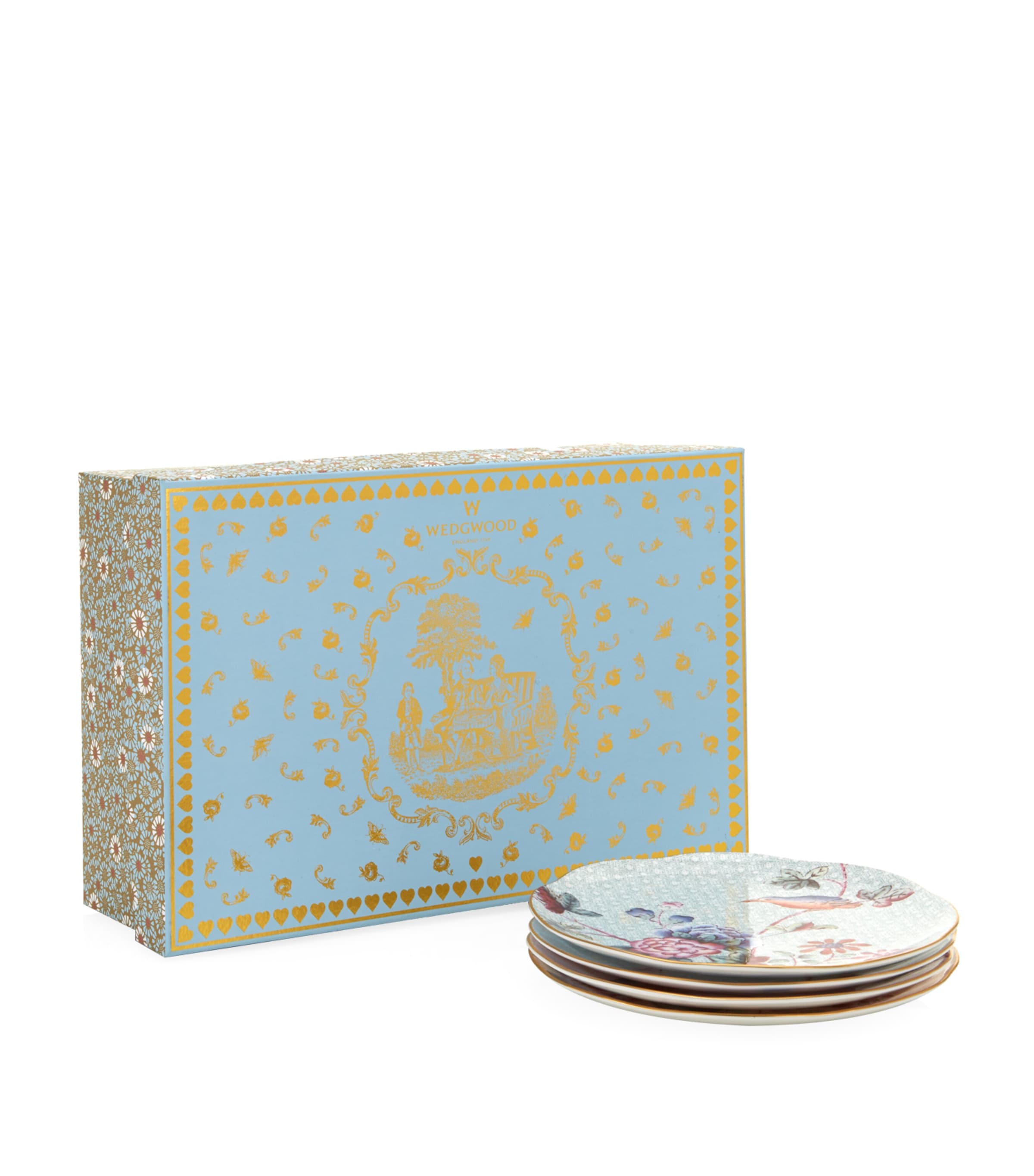 Wedgwood Cuckoo Tea Plate (Set of 4) | Gifts | Wedding Gifts | Dining | Tableware | Tea Sets | Designers | Wedgwood