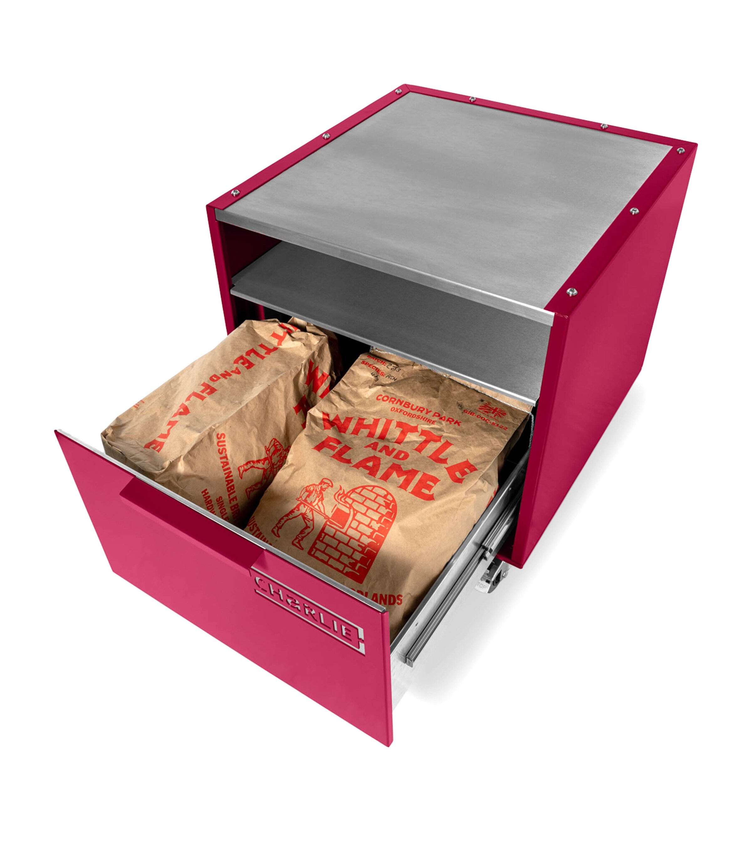 Charlie Outdoor Island Cabinet RHUBARB Image 3