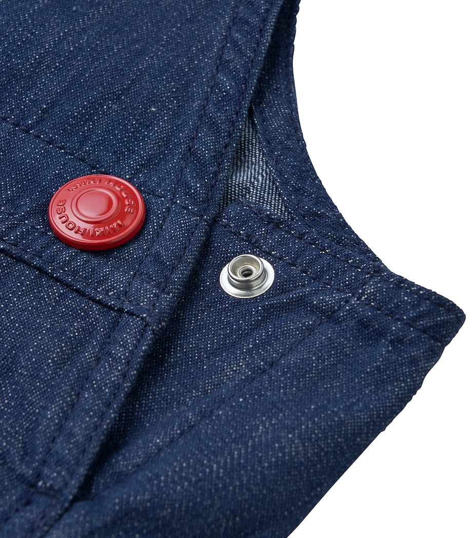 Embroidered Bunny Dungarees (6-36 Months) 1 Image 4