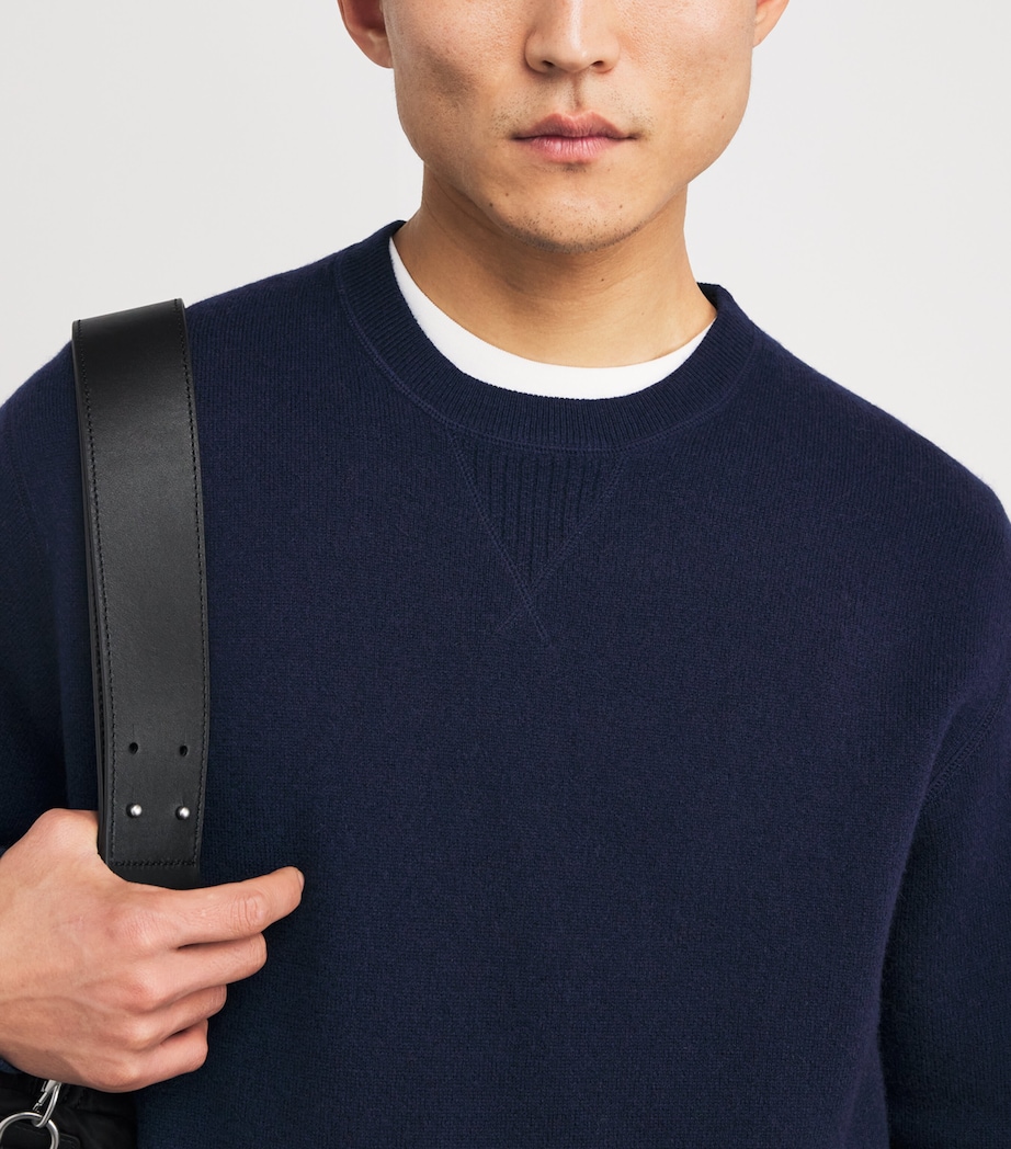 Cotton-Cashmere Sweater MIDNIGHT Image 6