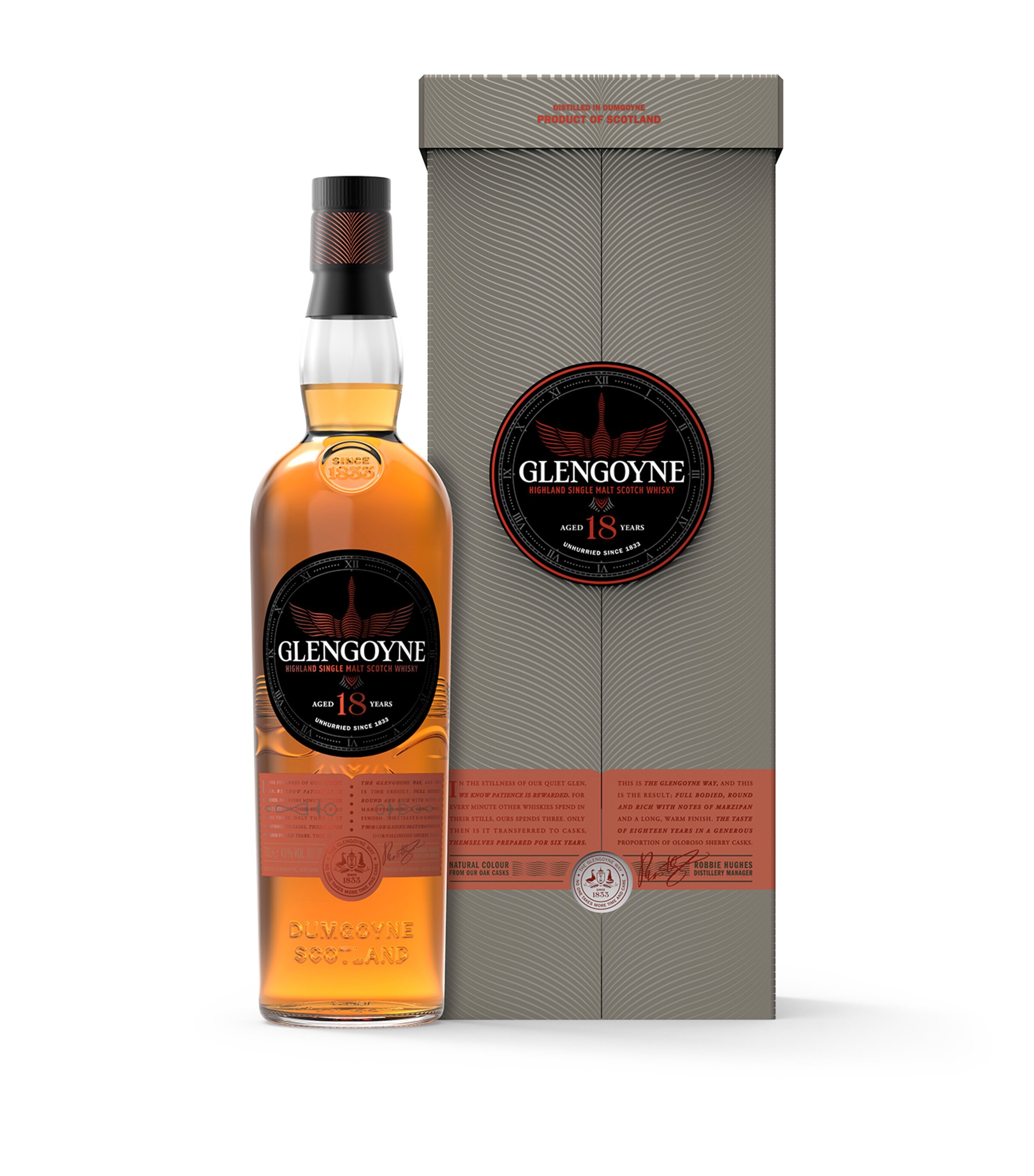 Glengoyne Highland Single Malt Scotch Whisky 18-Year-Old (70cl) Image 1