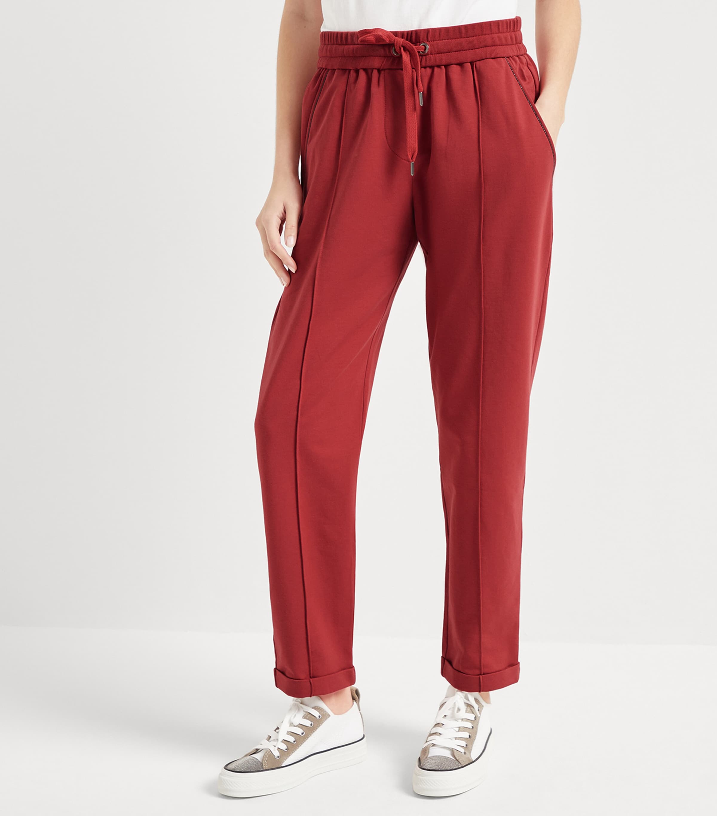 Brunello Cucinelli Terry Monili-Detail Sweatpants | Harrods UK