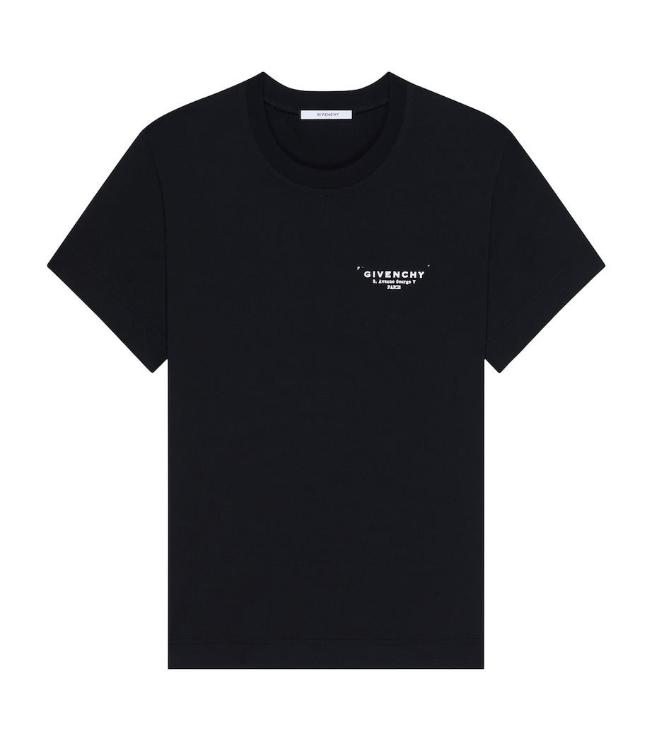 Cotton Logo T-Shirt BLACK Image 1