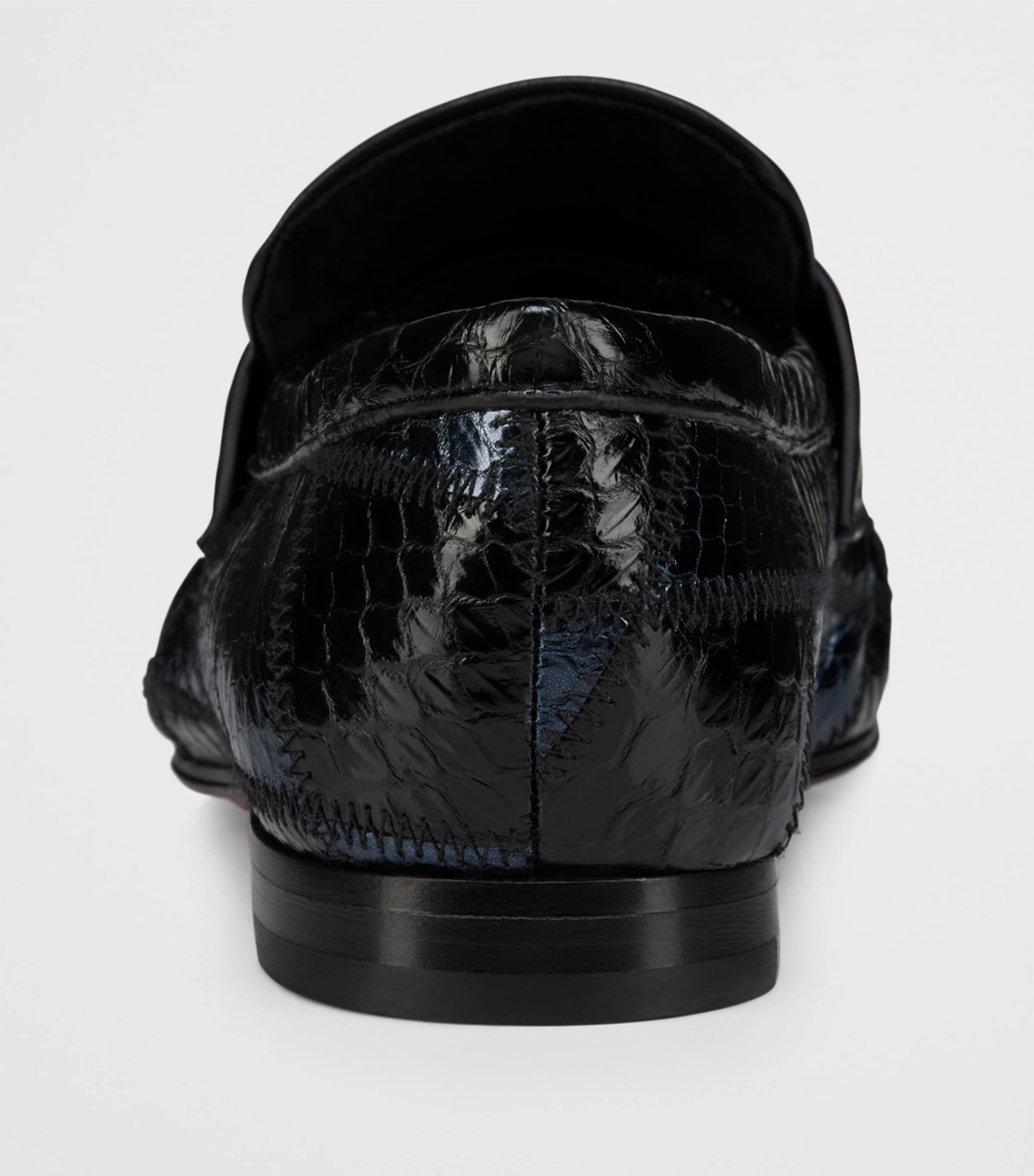 Mocallista Patchwork Leather Loafers B886 Image 5