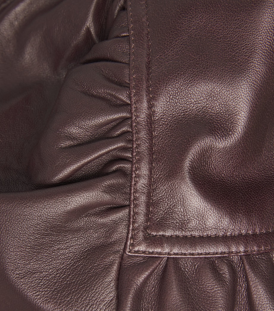 Leather Anouk Jacket MAHOGANY Image 5
