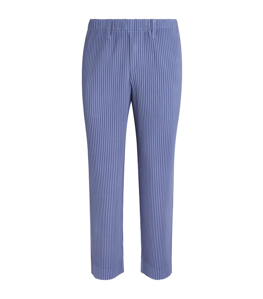 Homme Plissé Issey Miyake Mens Pleated Straight Trousers Manarola Wal Vlt Image 1