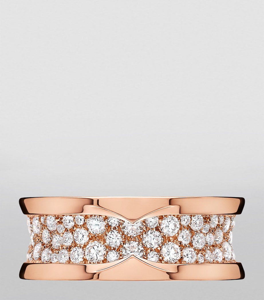 Rose Gold and Diamond B.zero1 Ring ROSE GOLD Image 2