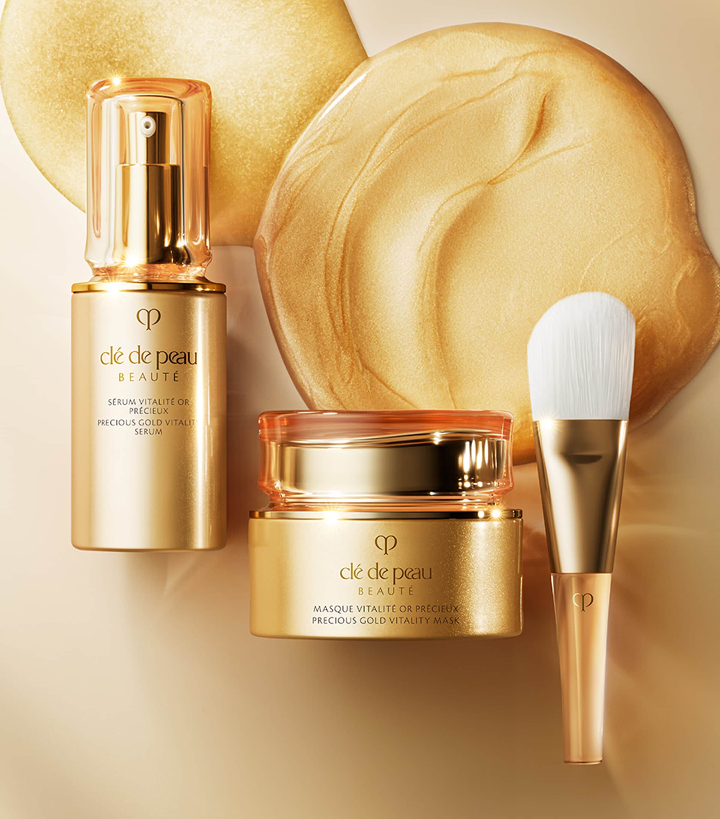 Clé de Peau Beauté Precious Gold Vitality Serum (40ml) | Harrods UK