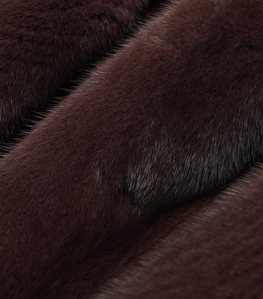 Mink Collared Jacket A6074 Image 5