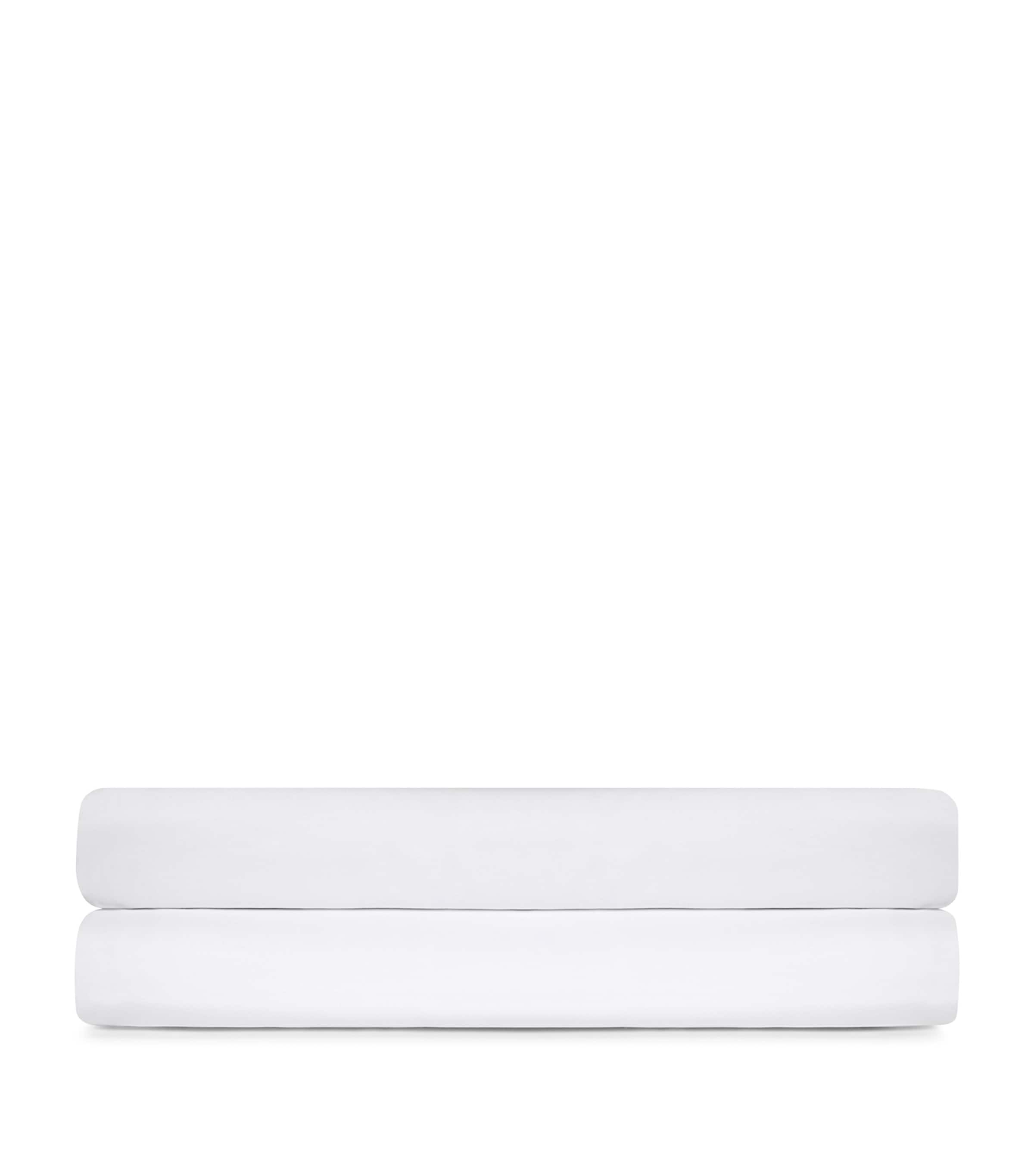 Ralph Lauren Home Langdon Super King Fitted Sheet (180cm x 200cm) White Image 2