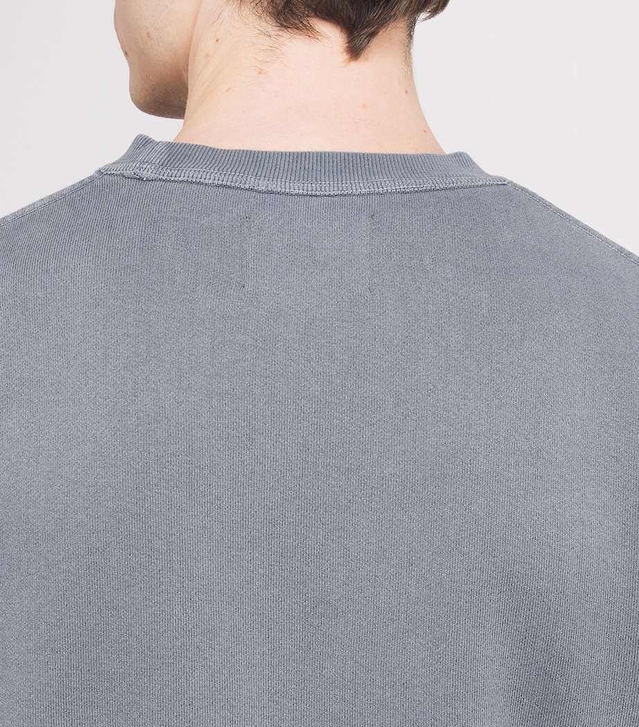 Cotton-Blend Vintage Sweatshirt HERON GREY Image 6