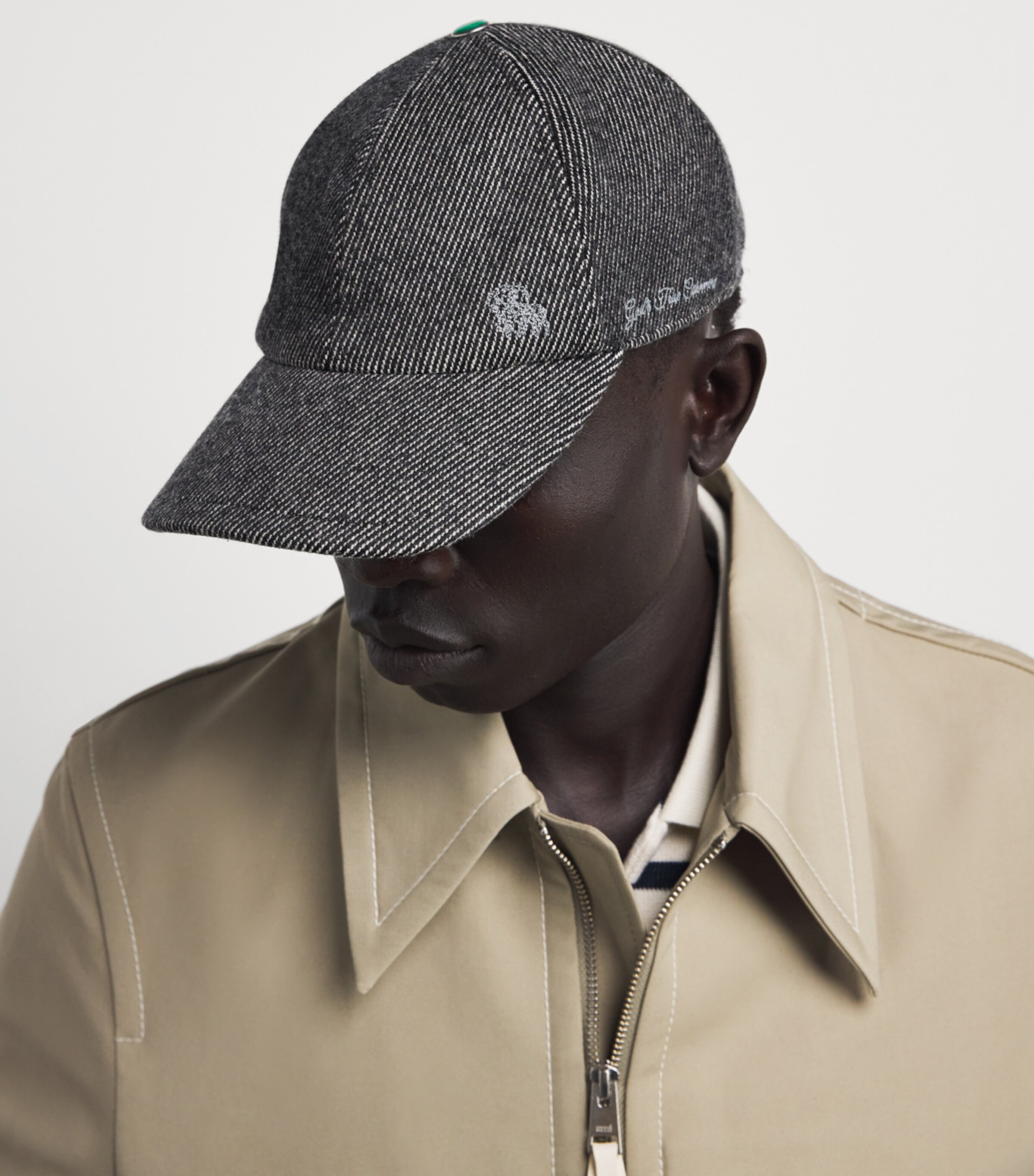 GOD'S TRUE CASHMERE x JOOPITER Cashmere Tartan Joy Fincher Cap Labradorite Image 2