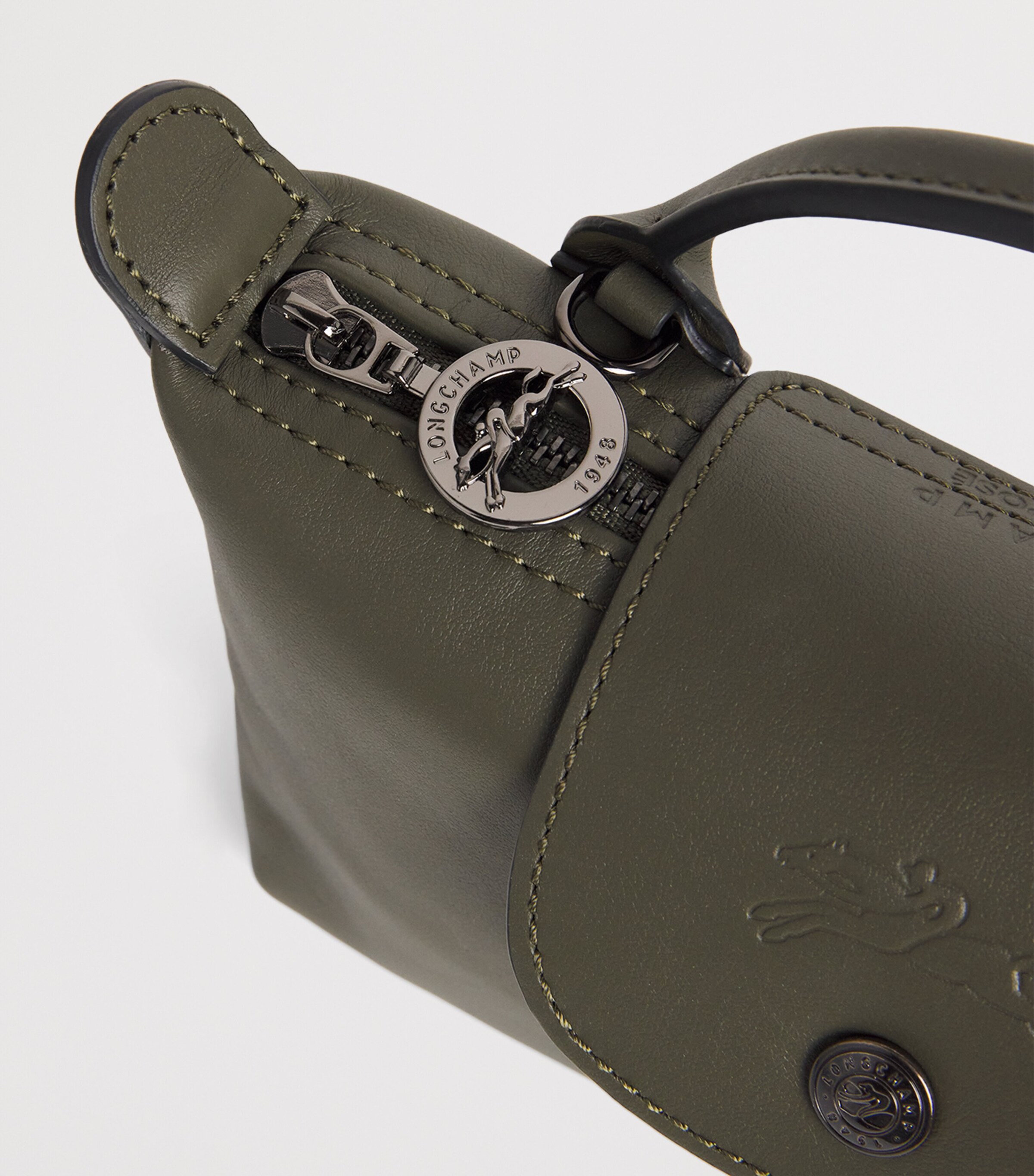 Longchamp Leather Le Pliage Xtra Pouch Fir Image 4