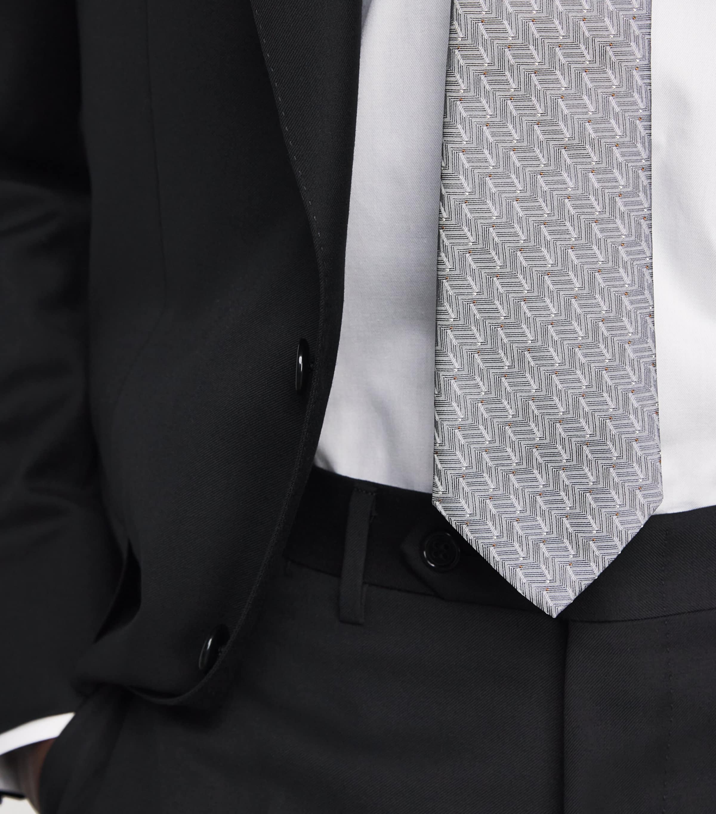Emporio Armani Silk Jacquard Tie Image 3