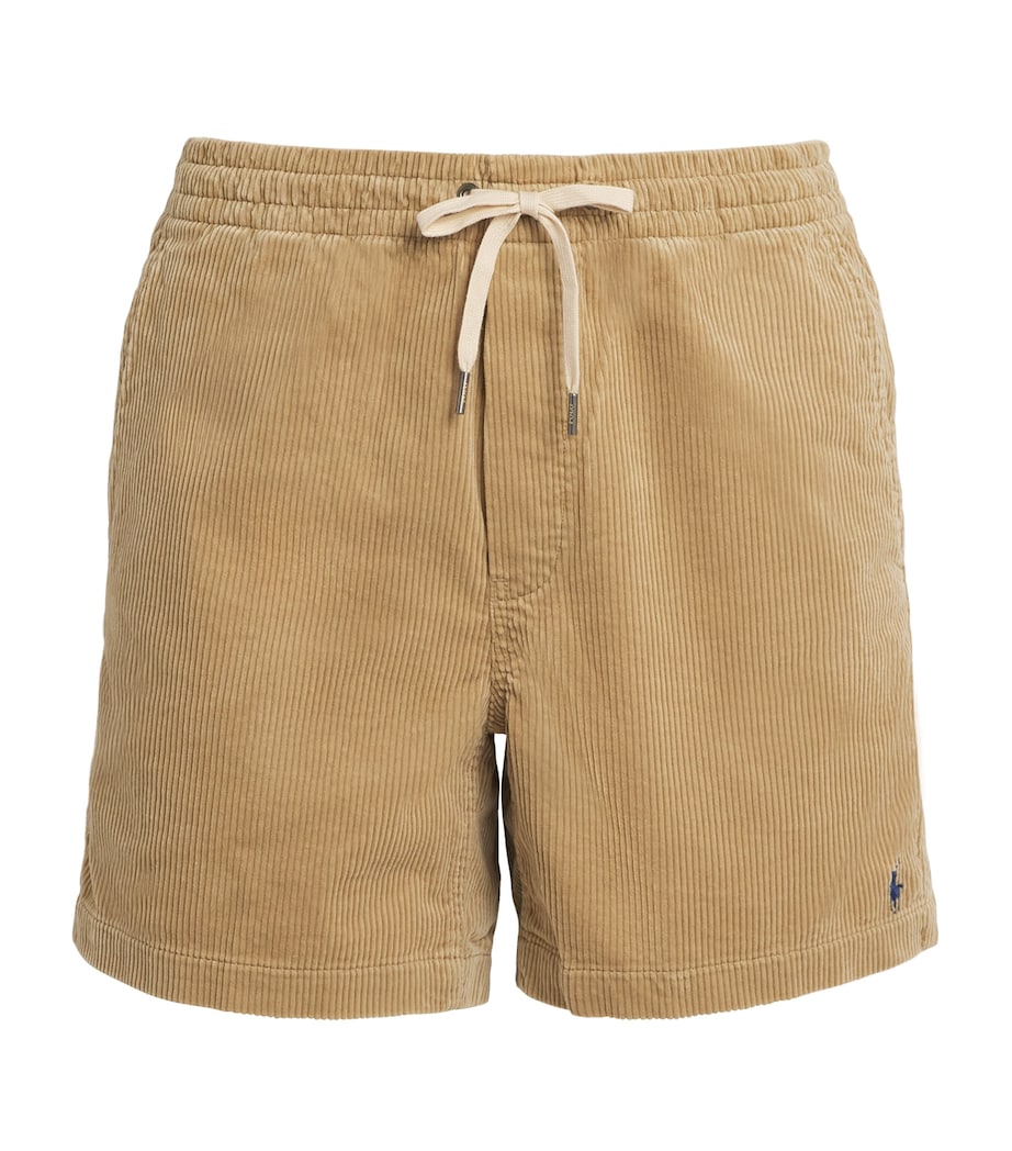 Cotton Corduroy Polo Prepster Shorts BEIGE Image 1