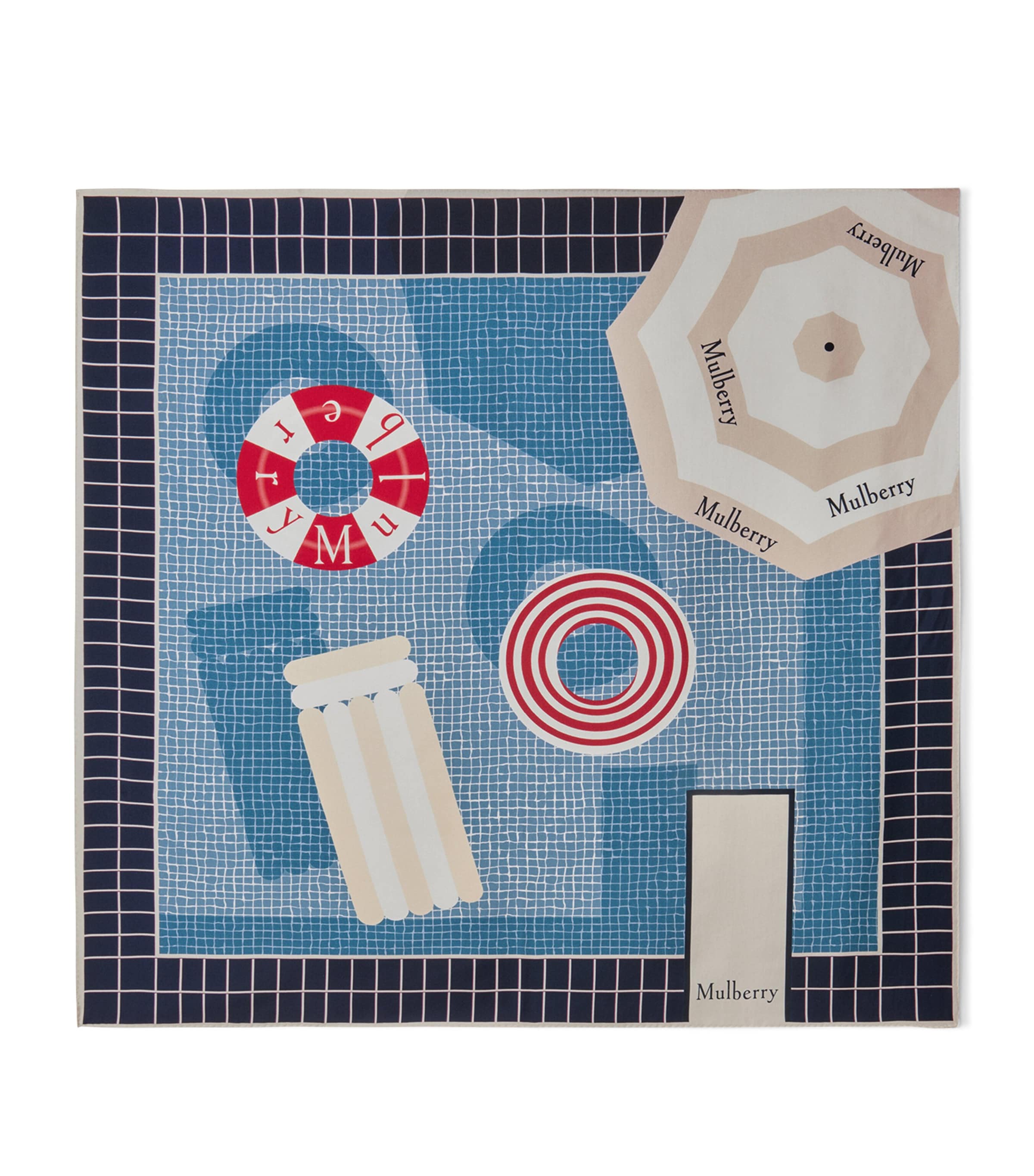 Mulberry Silk Summer Pool Scarf