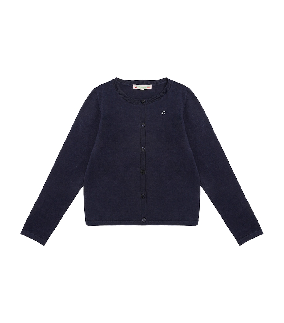 Wool Embroidered Cardigan (4-8 Years) UPB MARINE Image 1