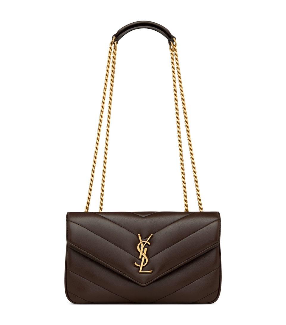 Saint Laurent Small Leather Loulou Shoulder Bag