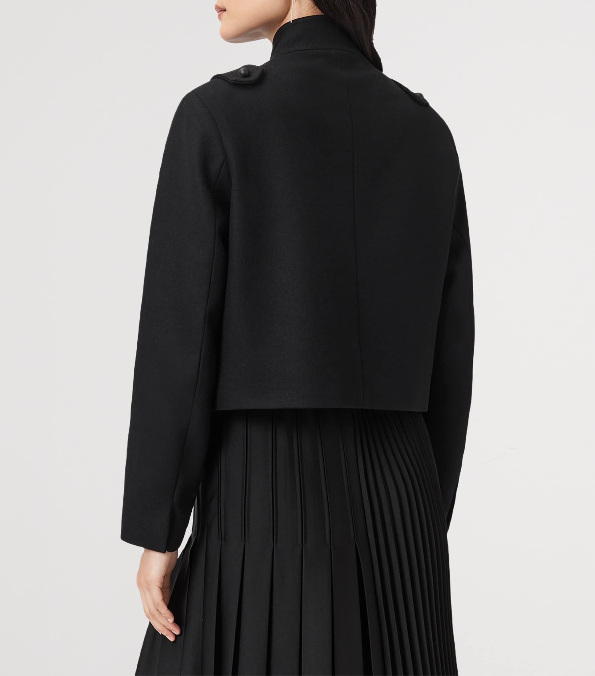 Wool-Blend Rummy Jacket BLACK Image 4