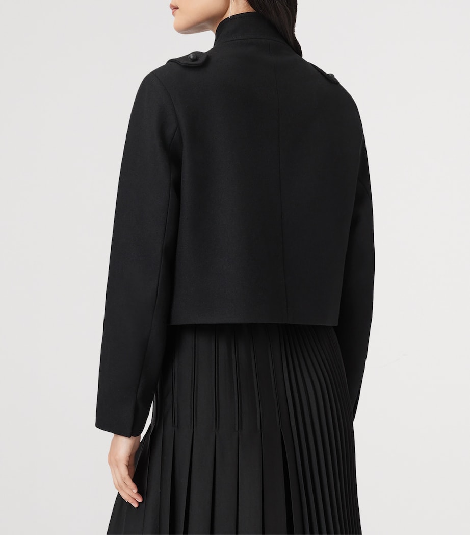 Wool-Blend Rummy Jacket BLACK Image 4