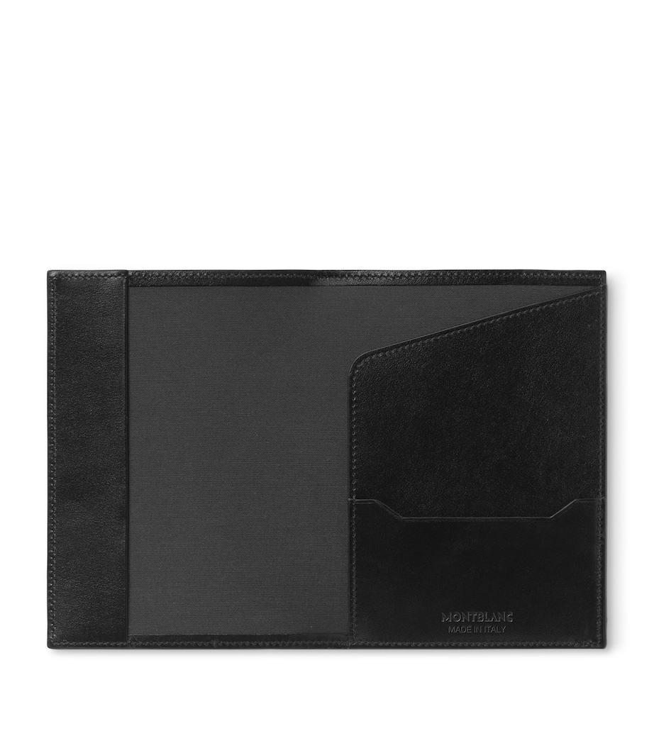 Montblanc Leather Meisterstück Passport Holder Black Image 4