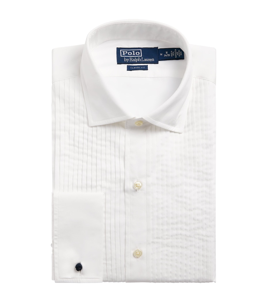 Cotton Custom Fit Dress Shirt WHITE Image 1