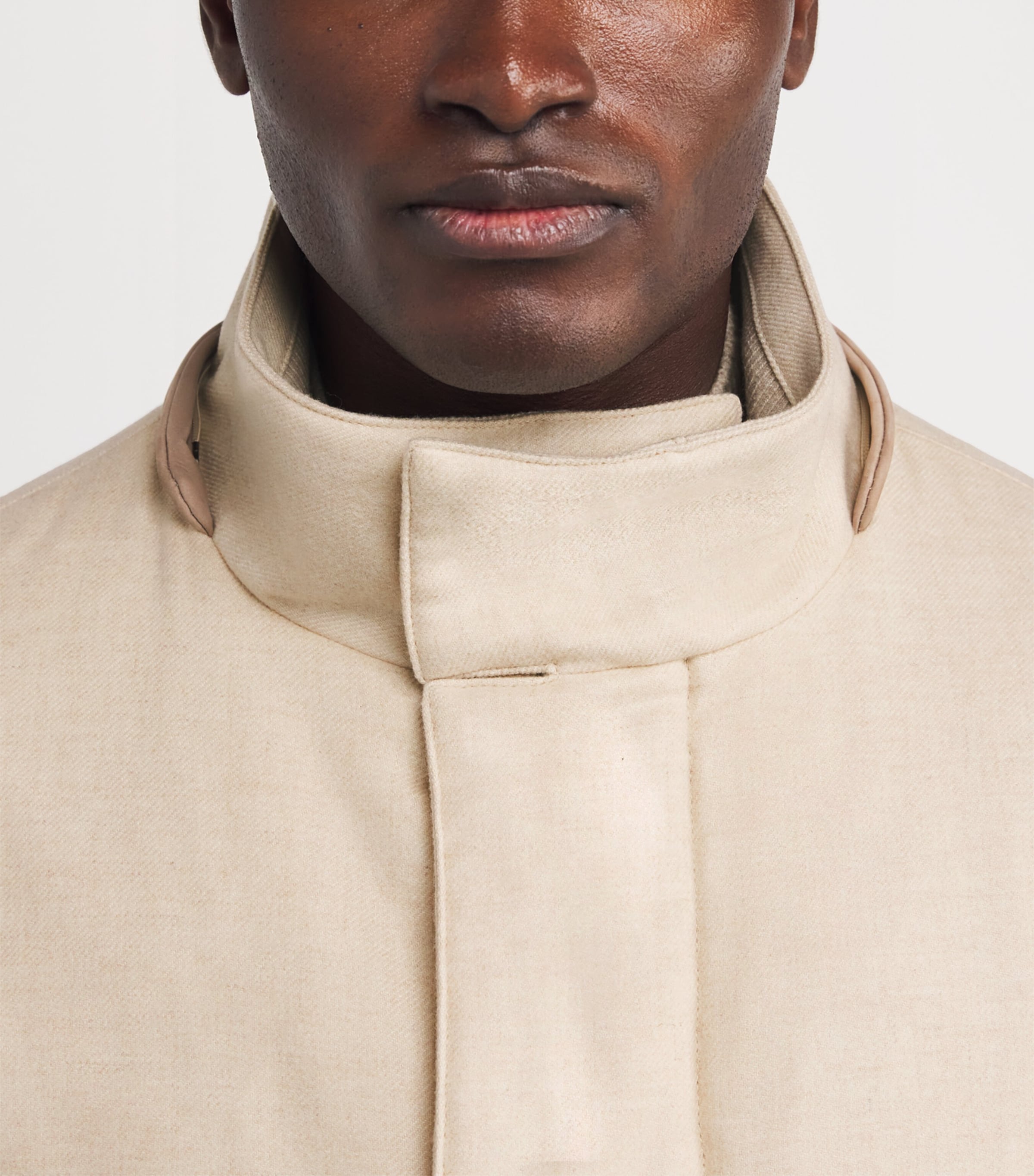 Cashmere Padded Car Coat NATURALE WHITE 9009 Image 6