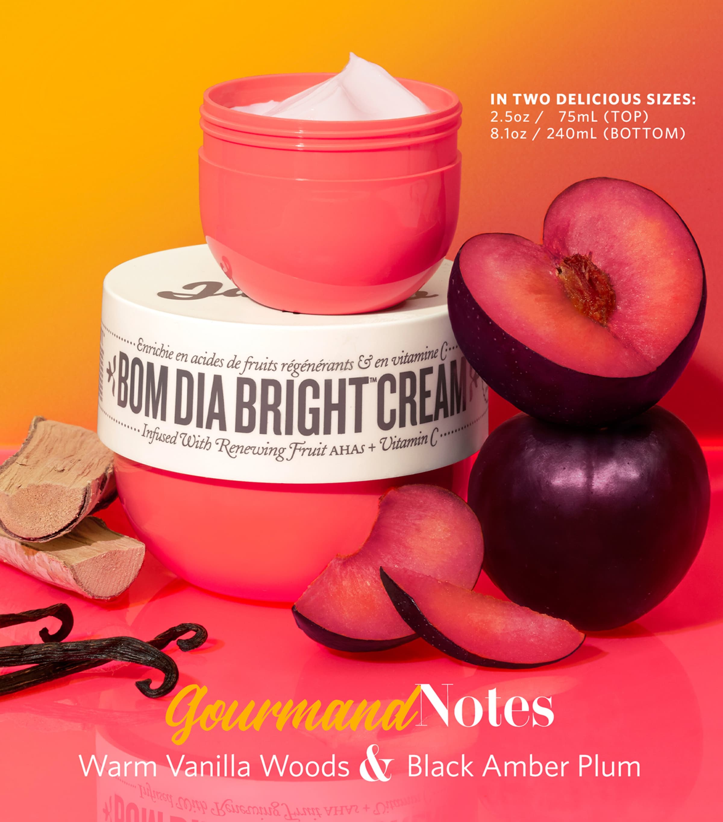 Bom Dia Bright Body Cream (240ml) NO COLOUR Image 3