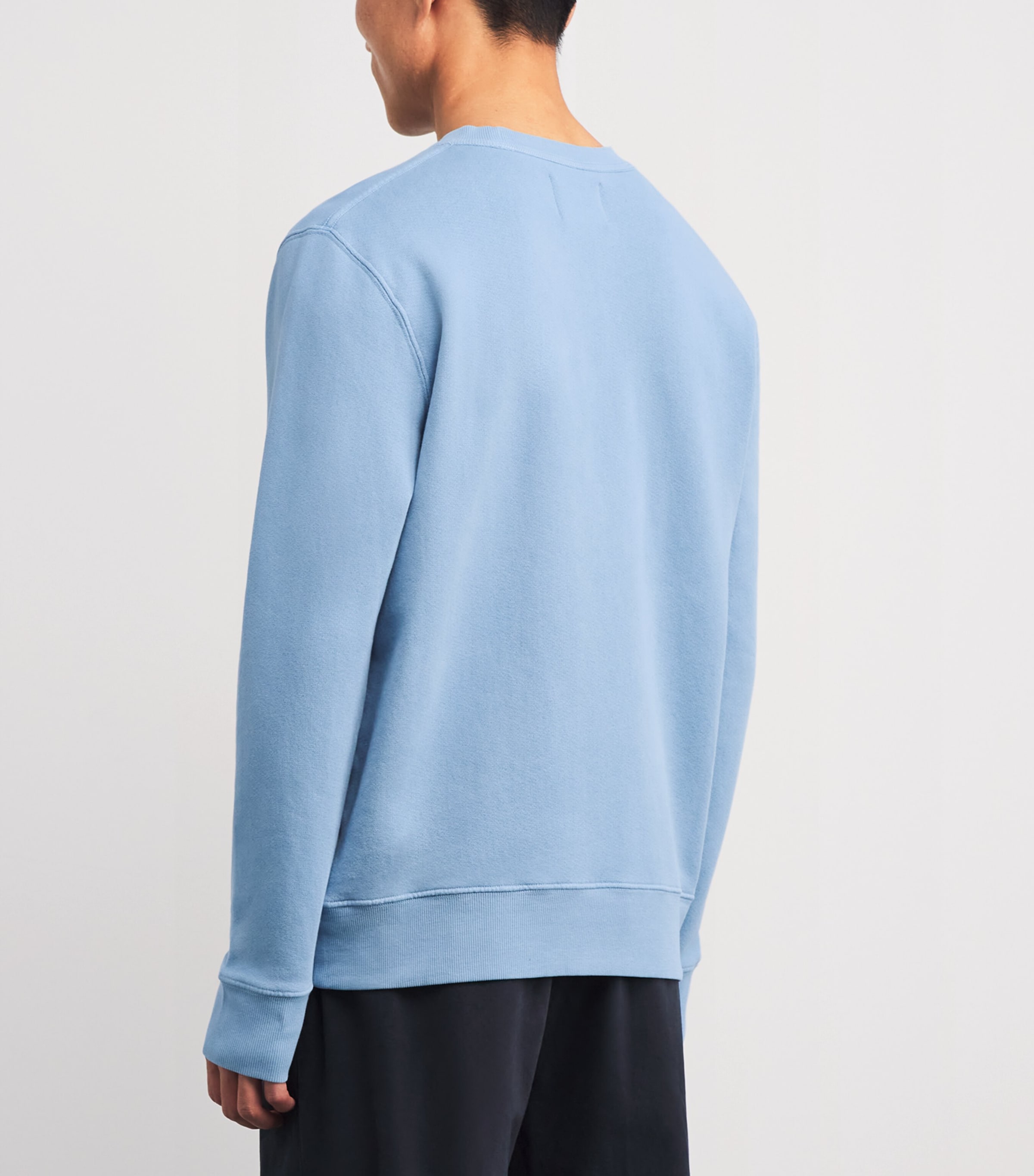 Cotton-Blend Vintage Sweatshirt MSK519C-1478-LTIDG Image 4