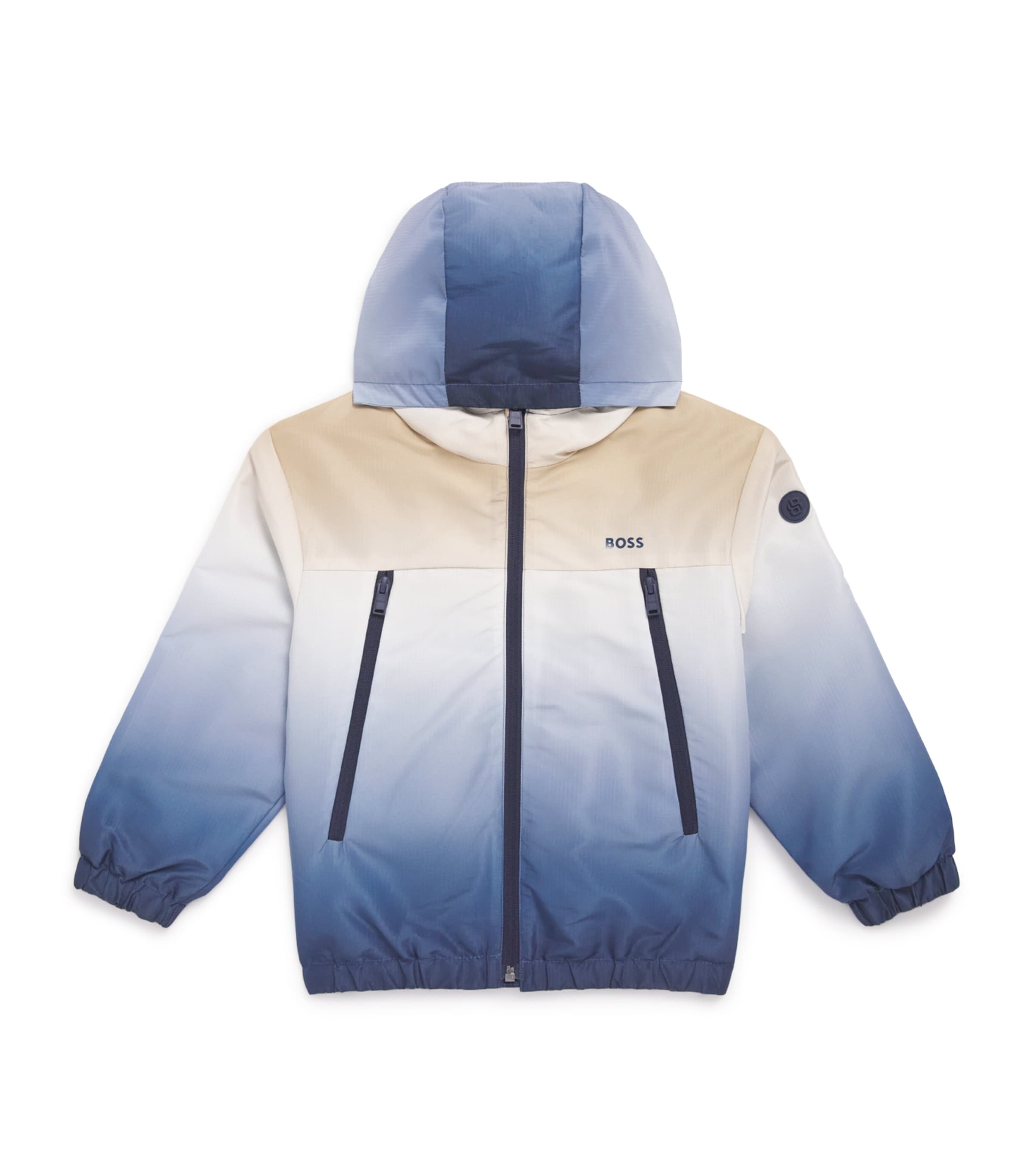 Hooded Windbreaker Jacket (4-16 Years) 78KPALE BLUE Image 1