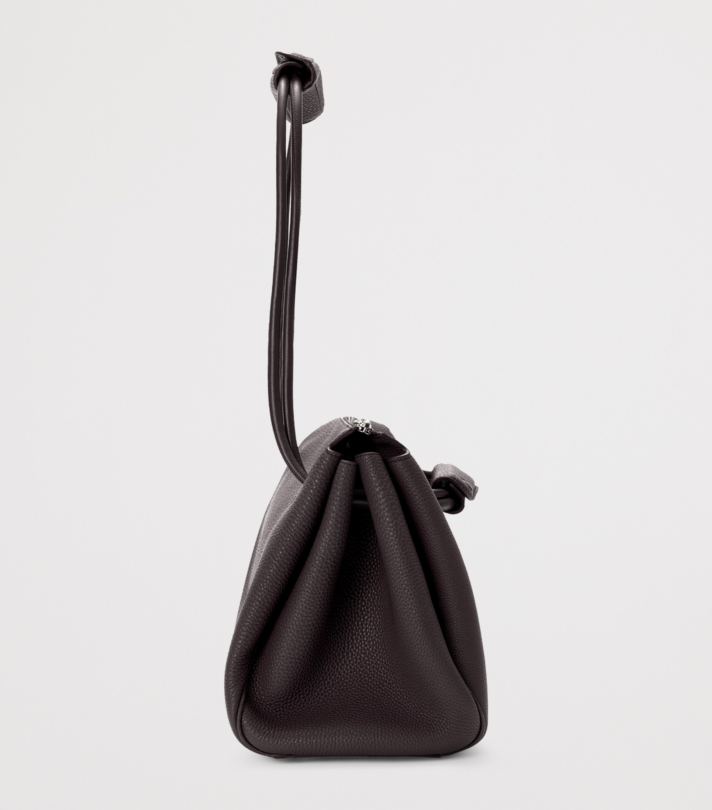 LOEWE Medium Leather Madrid Shoulder Bag Dark Ebony Image 7