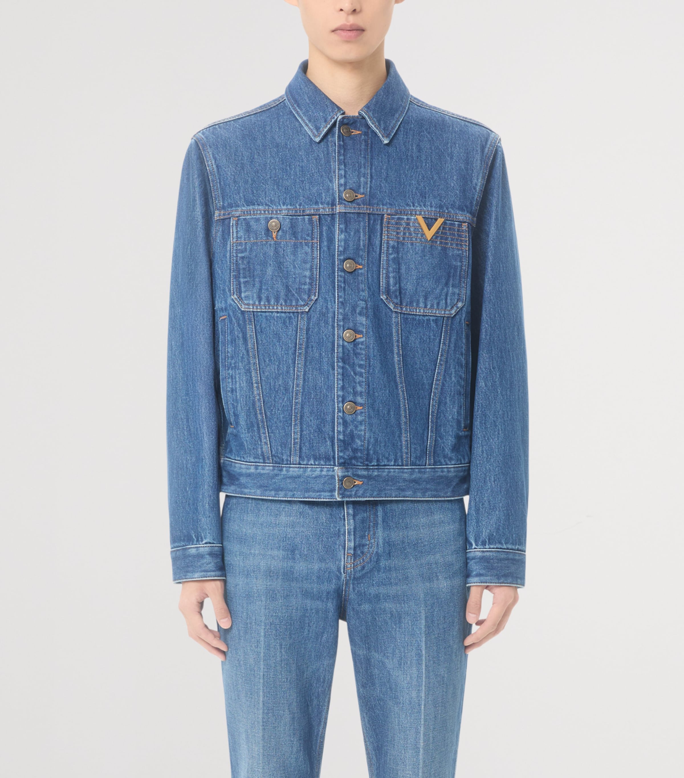 Logo Denim Jacket 558 Image 2