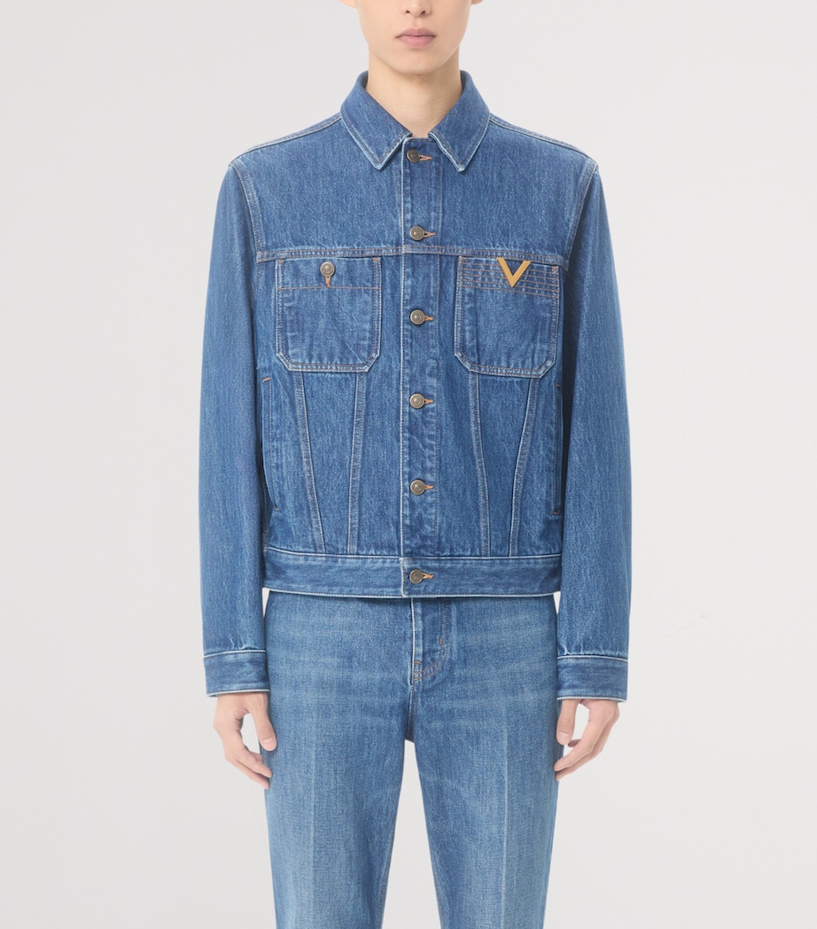 Logo Denim Jacket 558 Image 2