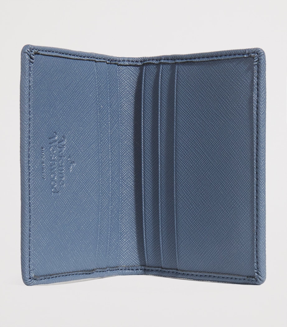 Saffiano Leather Card Holder K406 DENIM BLUE Image 2