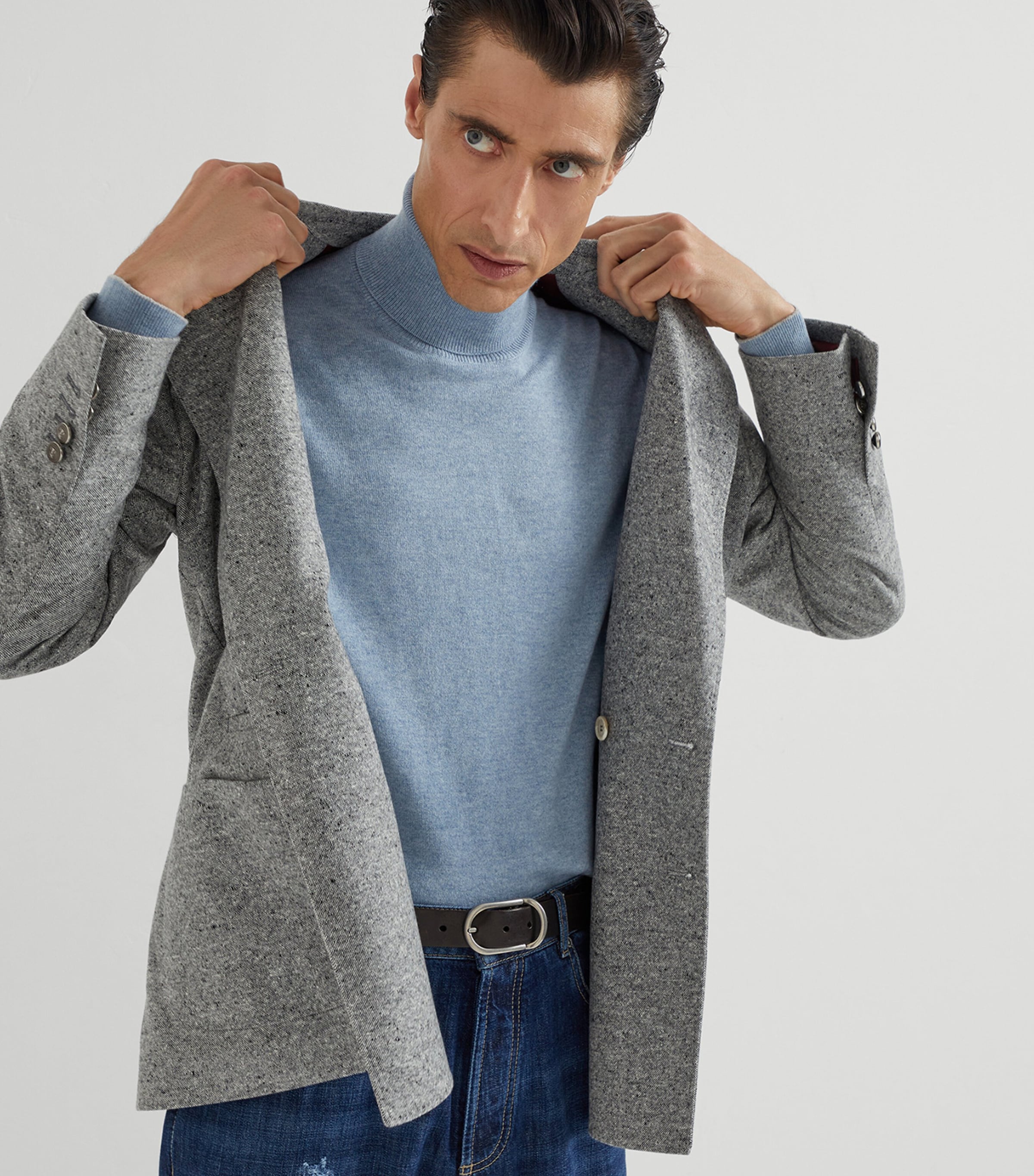 Cashmere Rollneck Sweater CFF33 Image 5