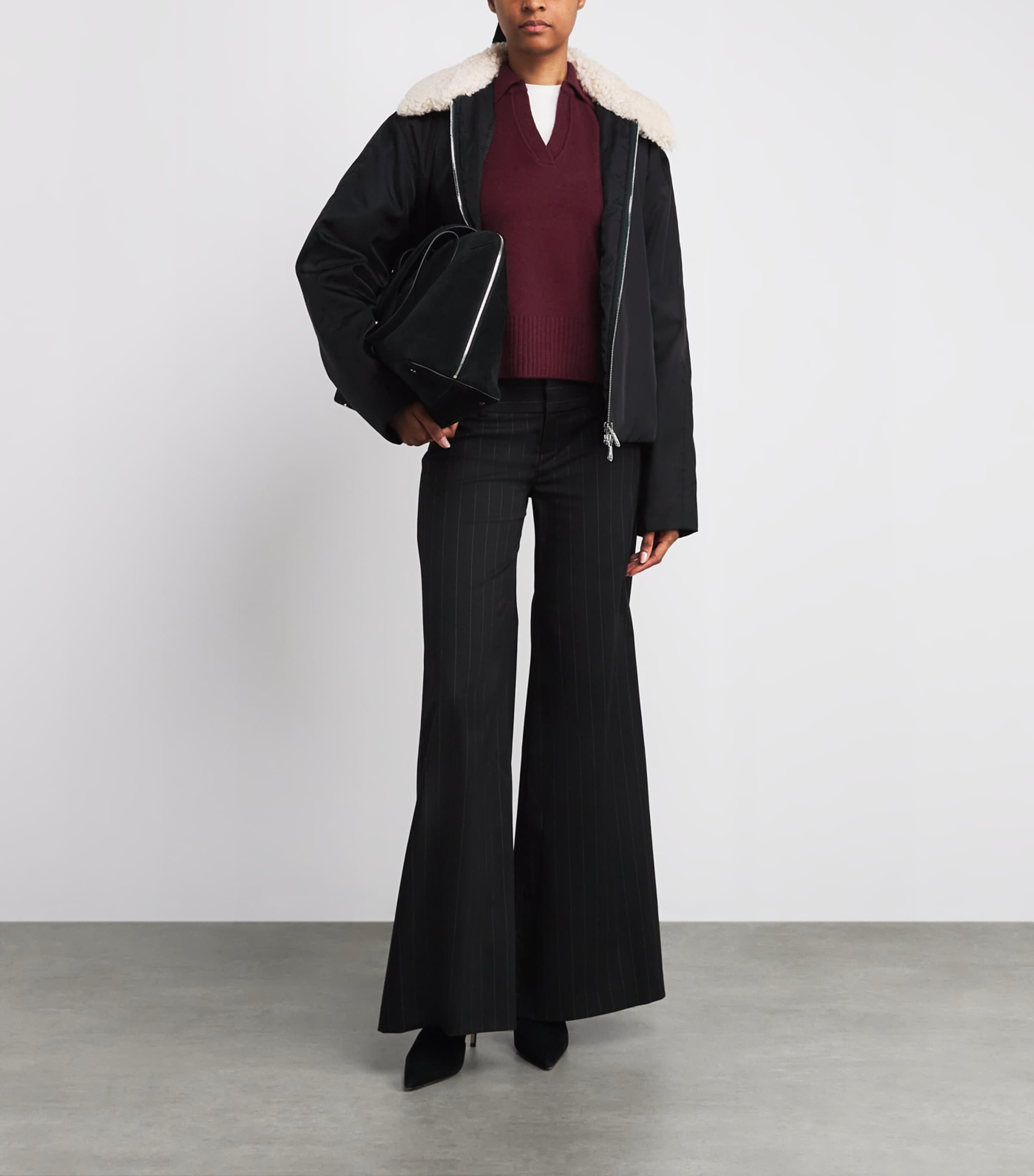 Wool-Blend Sweater BURGUNDY Image 2