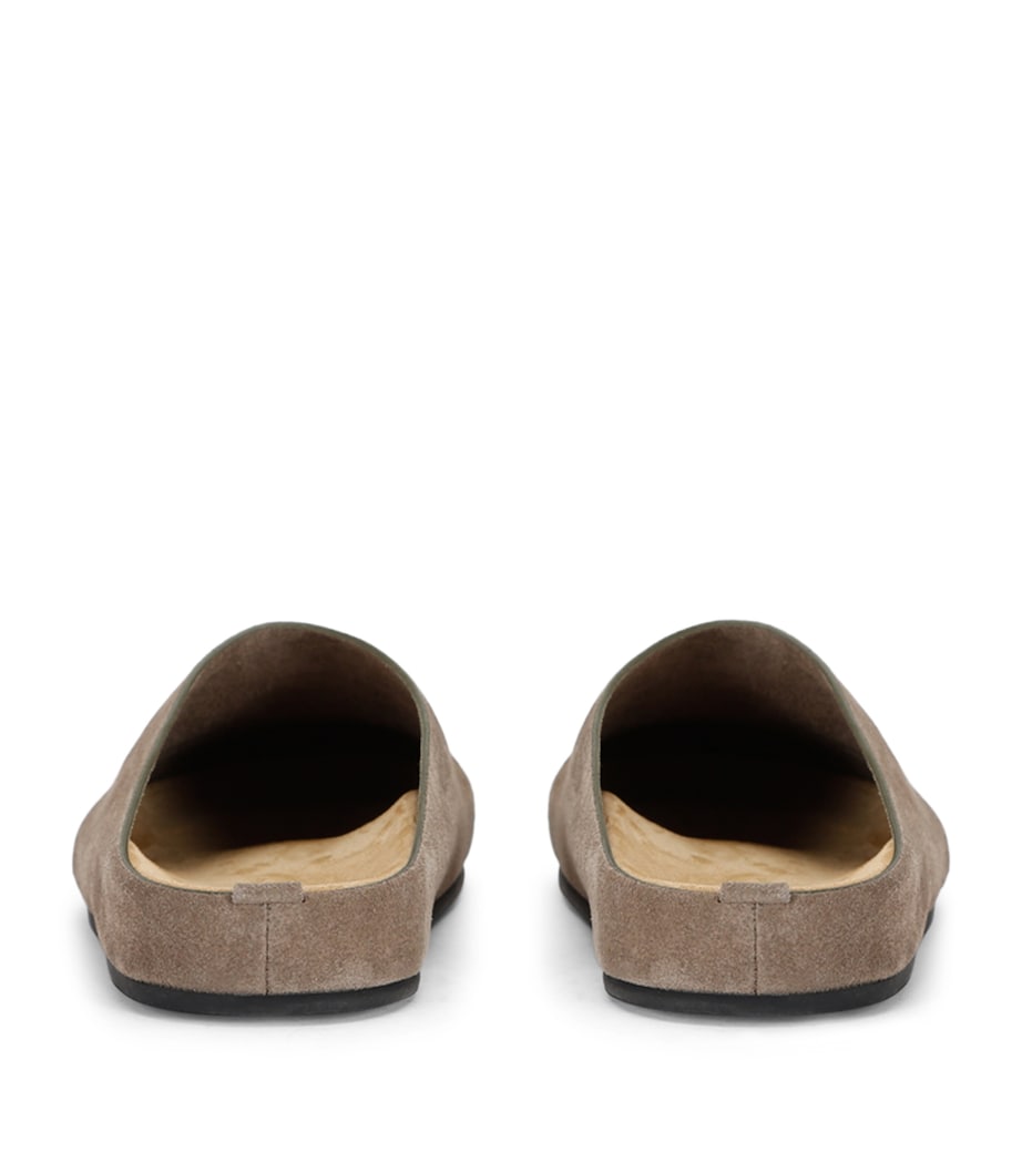 Hugo Suede Slides MID BROWN Image 2