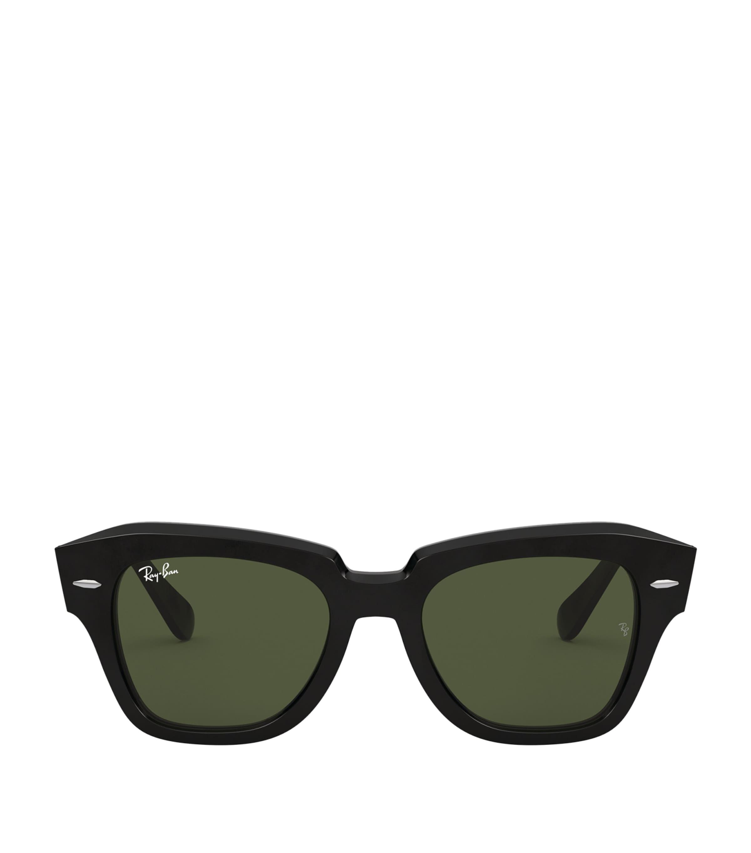 Ray Ban State Street Square Sunglasses In Black