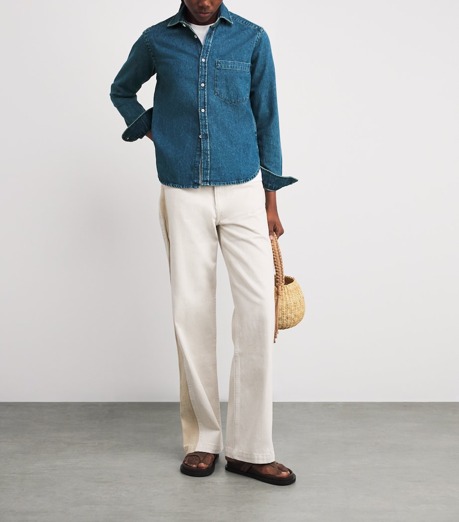 Denim Classic Shirt BLUE Image 2