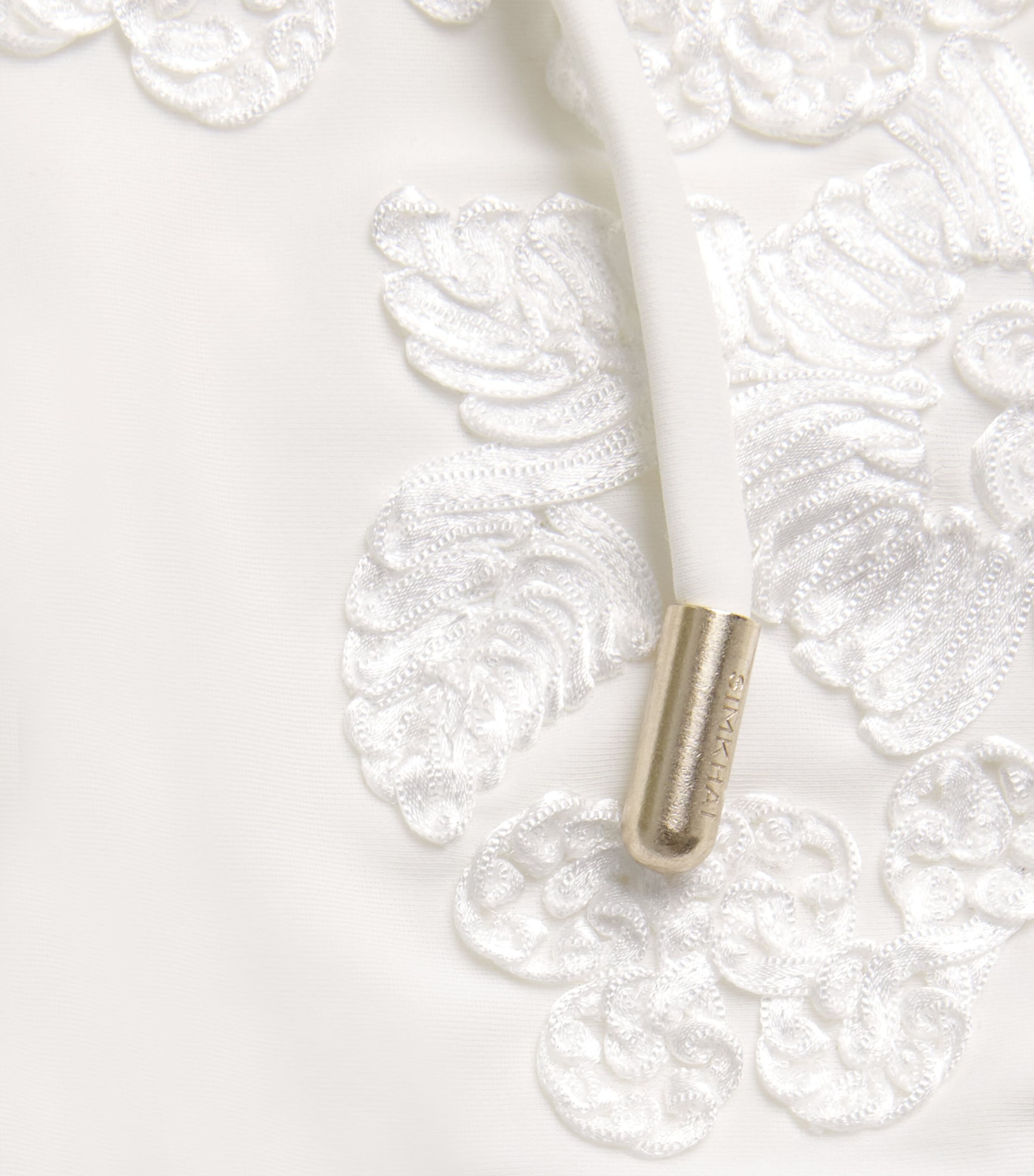 Embroidered Juniper Swimsuit IVORY Image 4