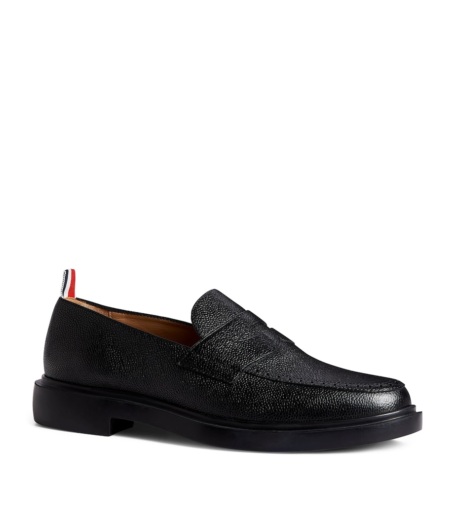 Leather Loafers BLACK Image 4