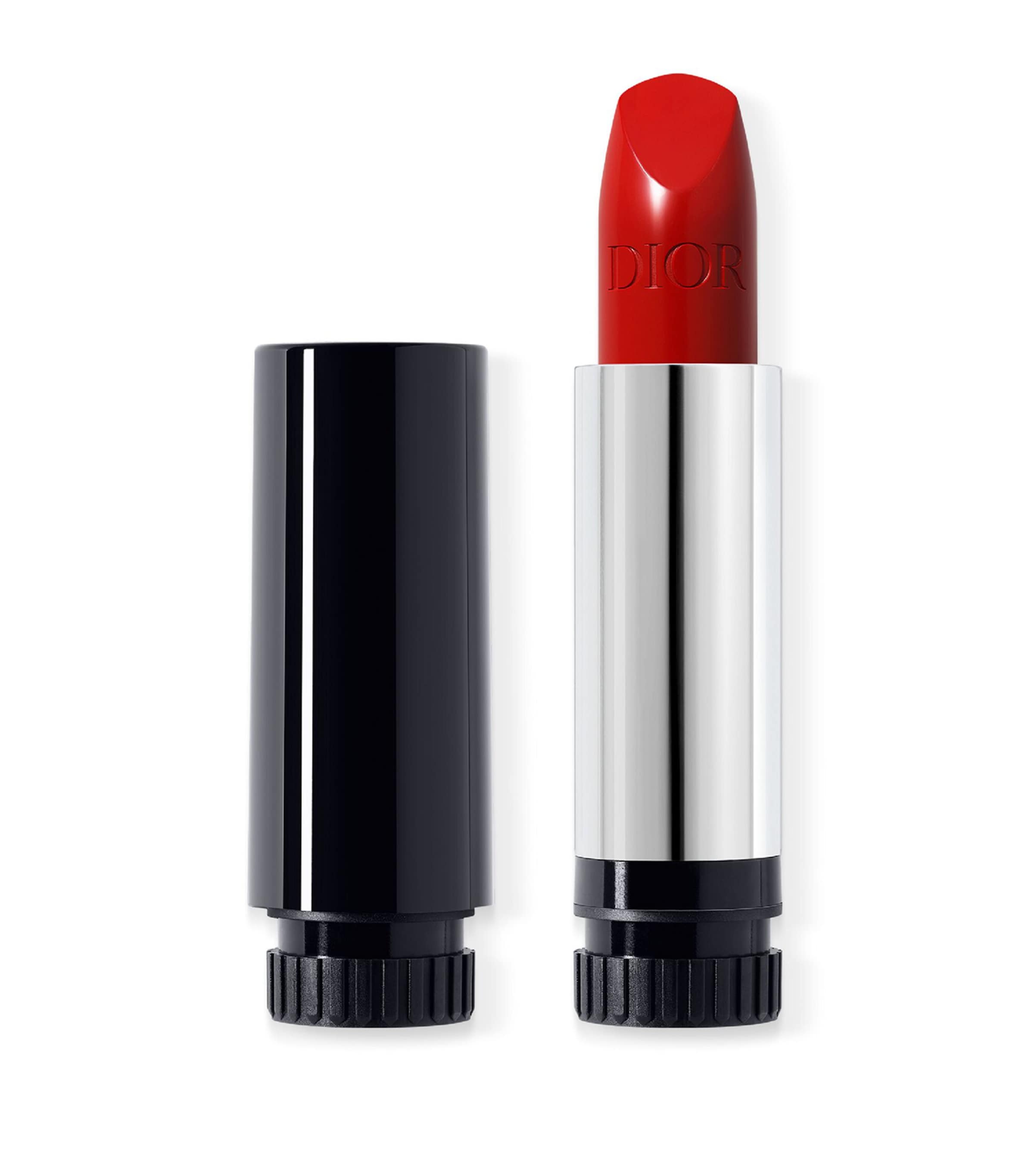 Dior Rouge Couture Colour Satin Lipstick Refill Spf 15 In Red